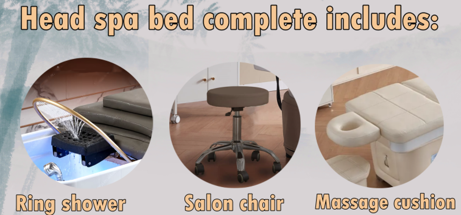 Japoniško galvos SPA įranga