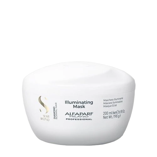 AlfaParf Milano Diamond Illuminating Mask - Deimantinio žvilgesio plaukų kaukė 