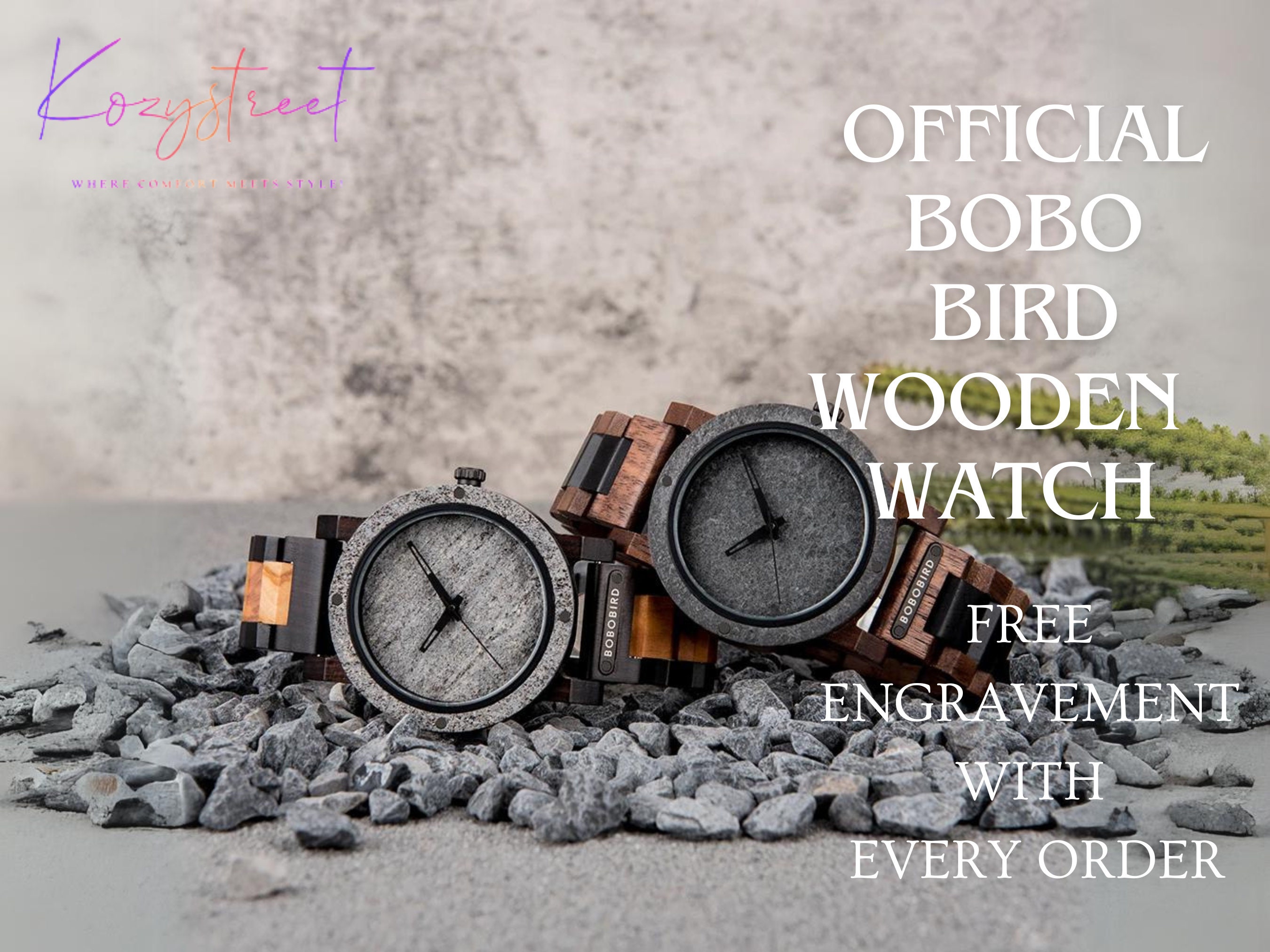 Personalized Wooden Watch 🪵| Engraved Anniversary Gift for Him 🎁 Groomsmen, Boyfriend & Dad 🎉⌚