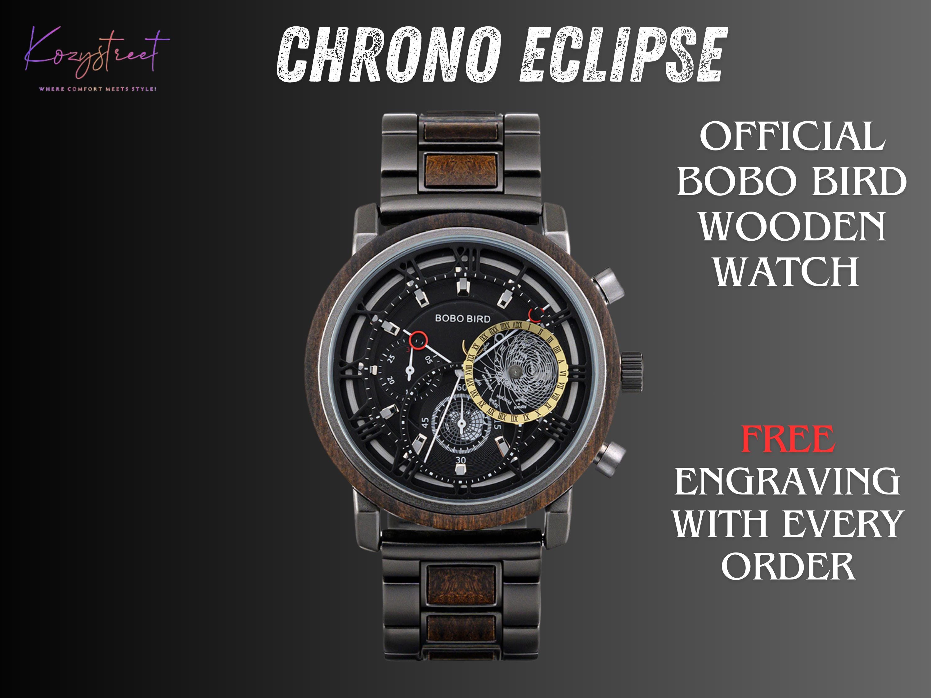 Luxury Military Wooden Watch ⌚🎖️ | Waterproof, Hollow Design, Japanese Movement 🇯🇵 | Custom Logo & Christmas Gift 🎁🎄