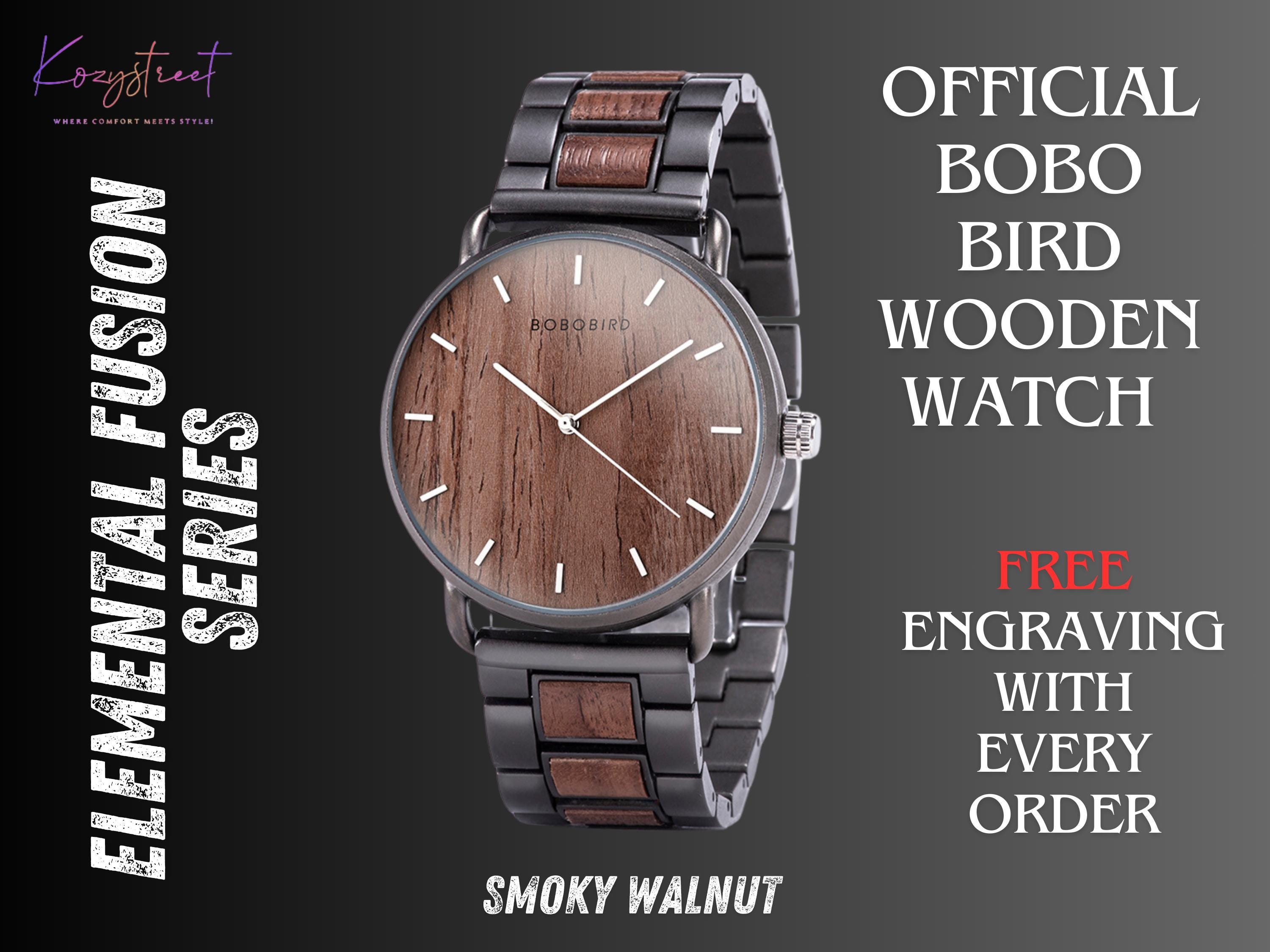 Latest Personalized Engraved Wooden Watch – Elegant Men’s Wood Watch, Anniversary Gift, Groomsmen Gift, Boyfriend Gift