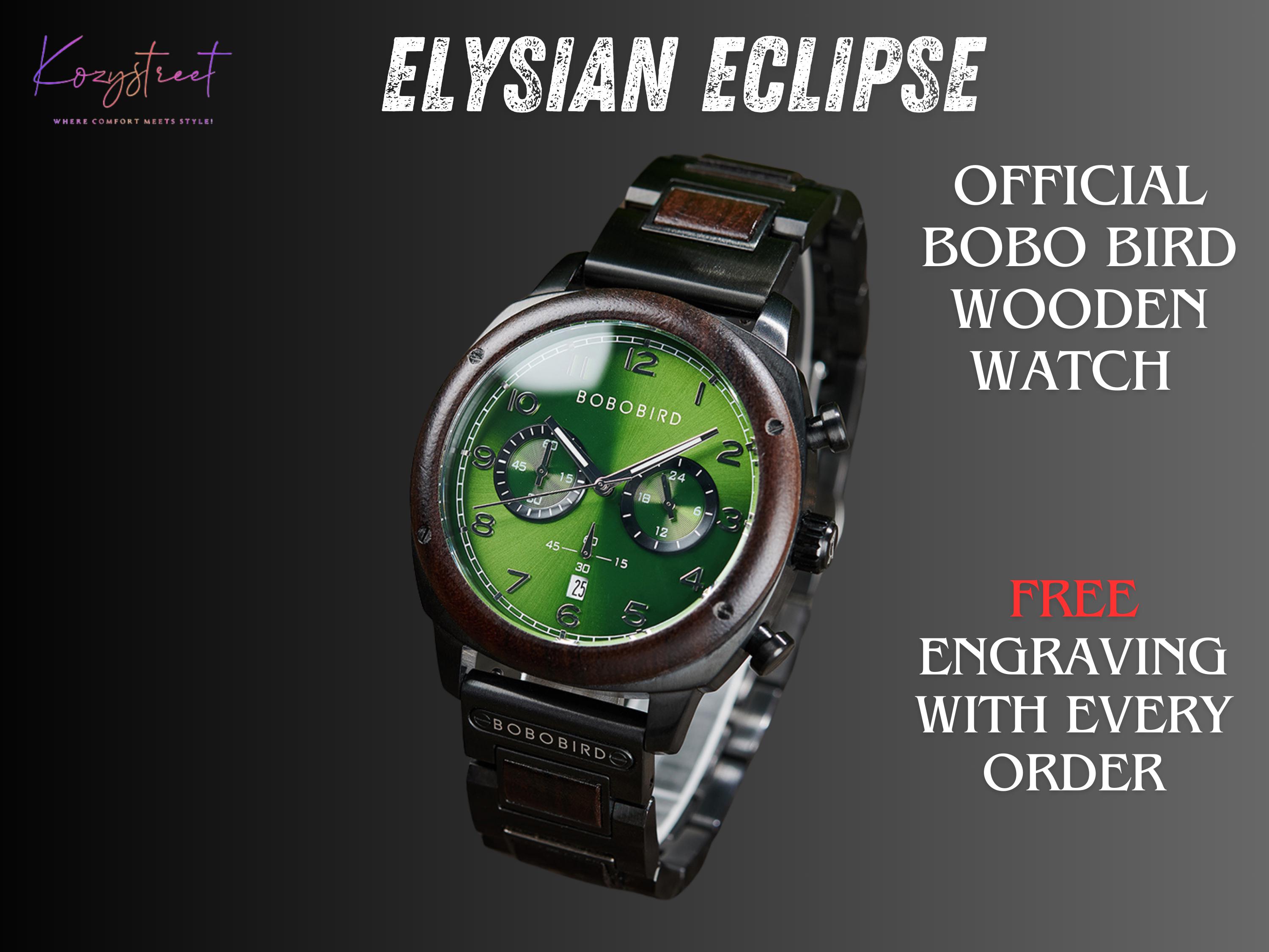 Custom Wooden Watch for Him – Stylish Engraved Design 🌿 Thoughtful Anniversary, Birthday & Christmas Gift 🕰️