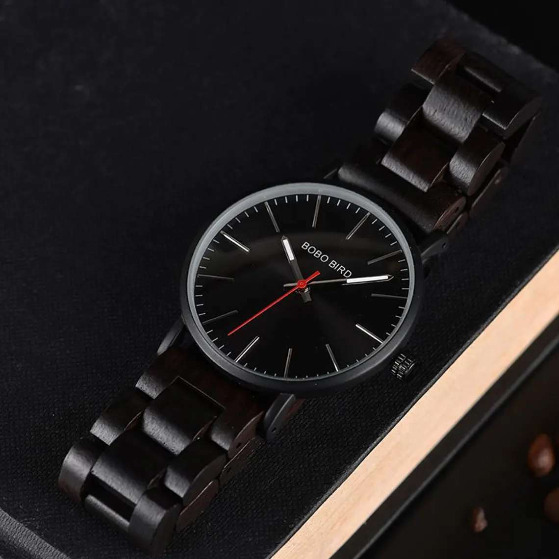 ✨ Men’s Luxury Wooden Watch ⌚ | Quartz Analog | Gift in Wood Box 🎁 | Perfect for Husband, Dad, or Bestseller Gift Idea ✨