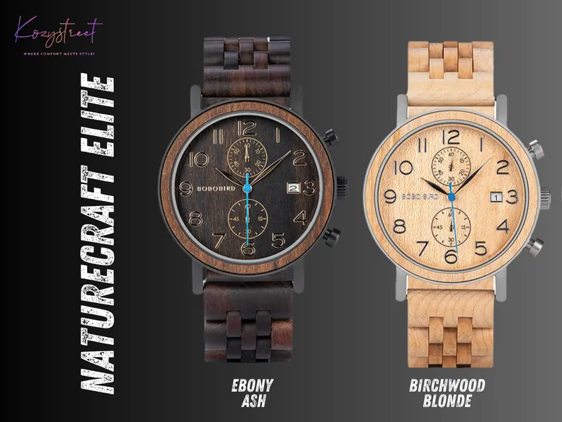 🎁 Latest Personalized Wood Watch for Men ⌚ | Engraved Anniversary Gift for Him, Boyfriend, or Groomsmen 🌟 | Stylish Wooden Watch for Every Occasion 🌿