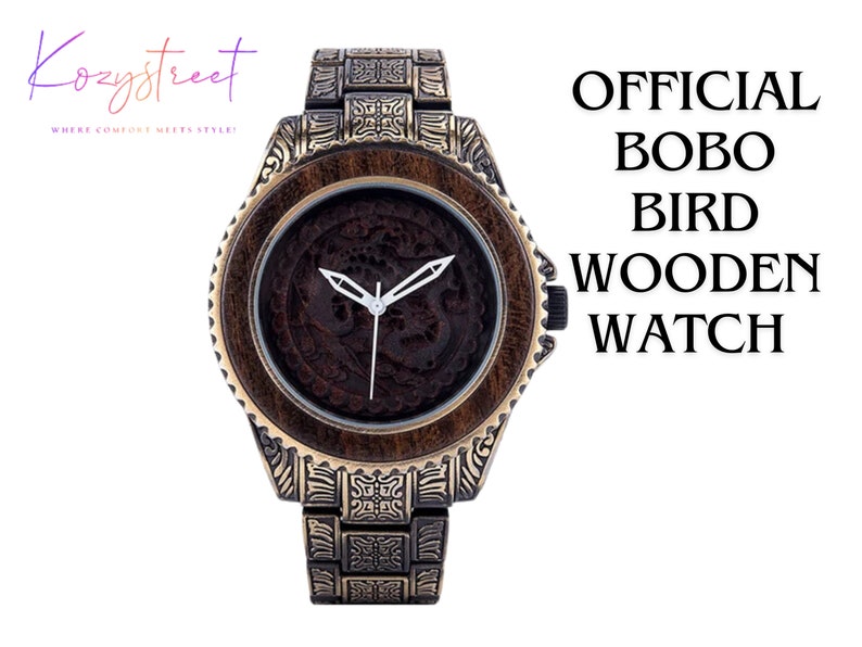 Anniversary Gift for Him – Wooden Watch, Wood Watch for Men, Groomsmen Gift, Gift for Dad, Husband, Boyfriend, or Son