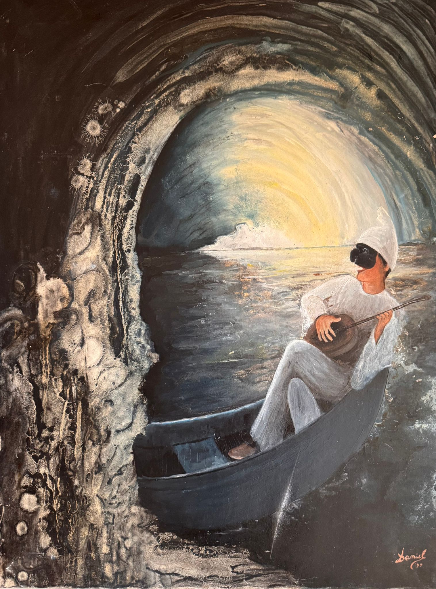 Nella grotta azzurra