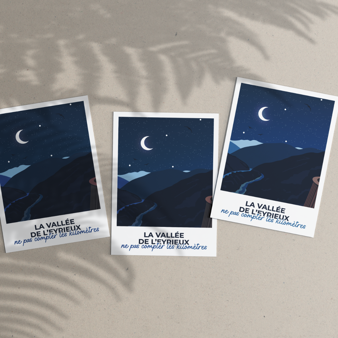 Carte Postale “Vallée de l'Eyrieux - Ardèche”