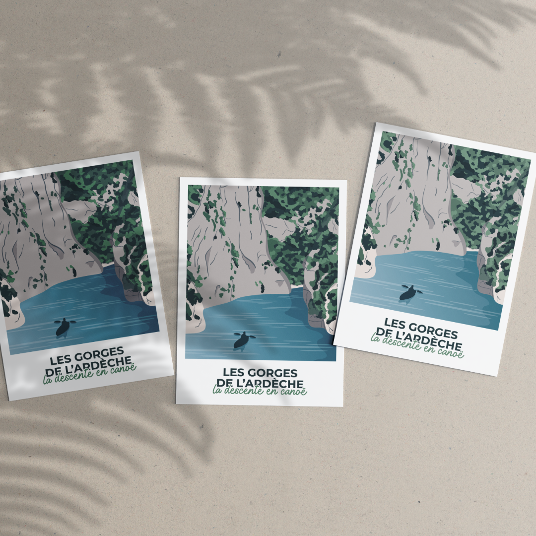 Carte Postale "Les Gorges de l'Ardèche - Ardèche"