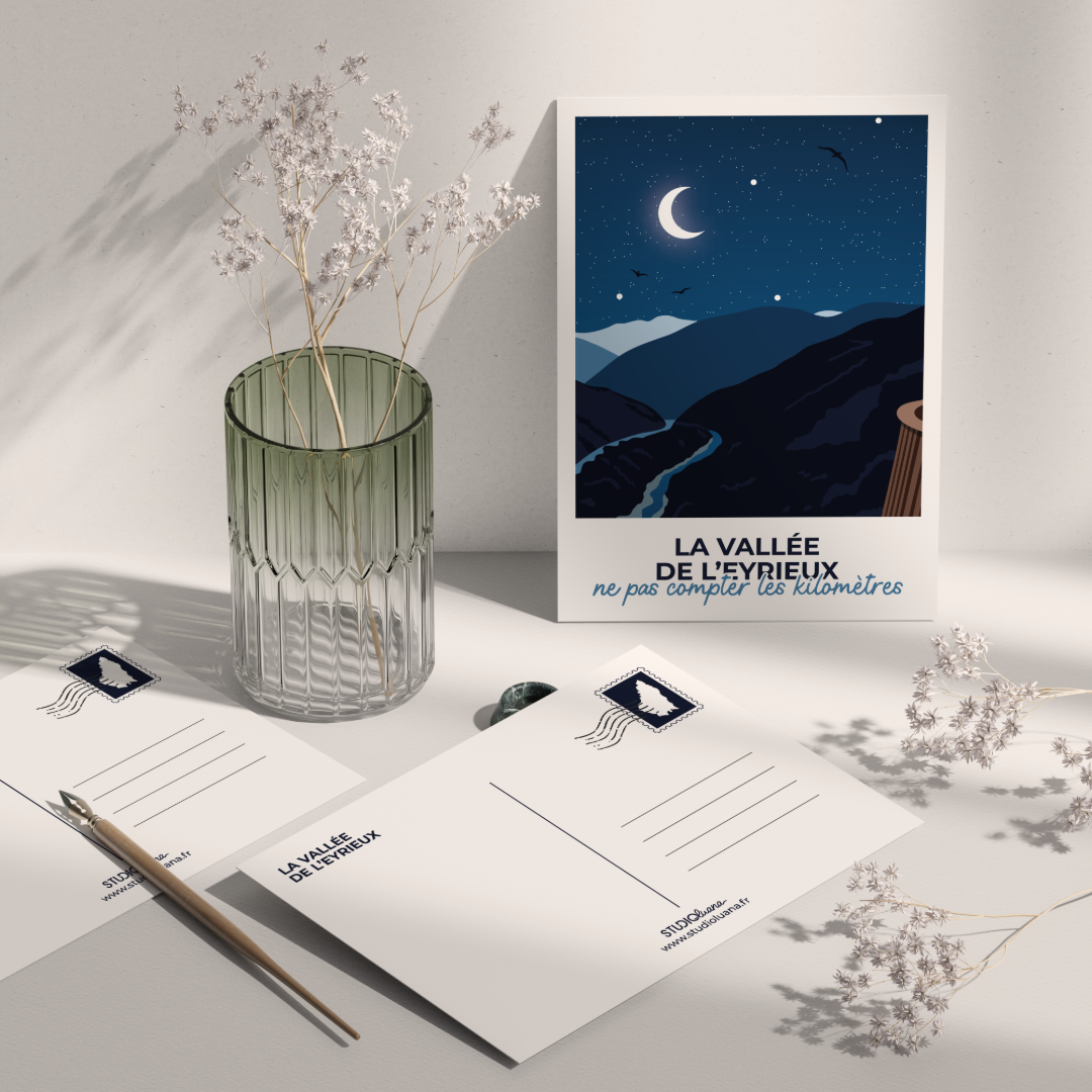 Carte Postale “Vallée de l'Eyrieux - Ardèche”