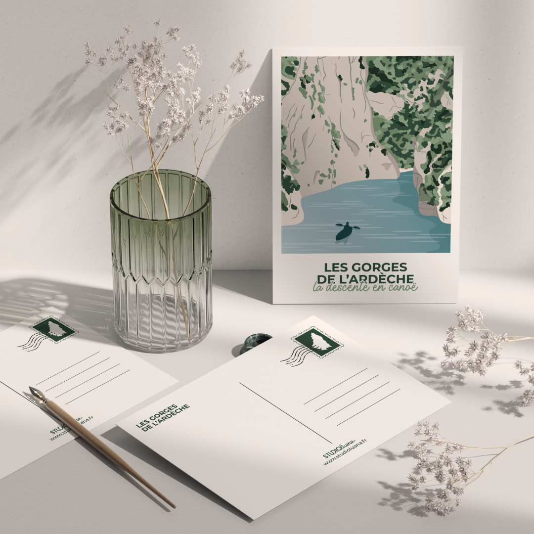 Carte Postale "Les Gorges de l'Ardèche - Ardèche"