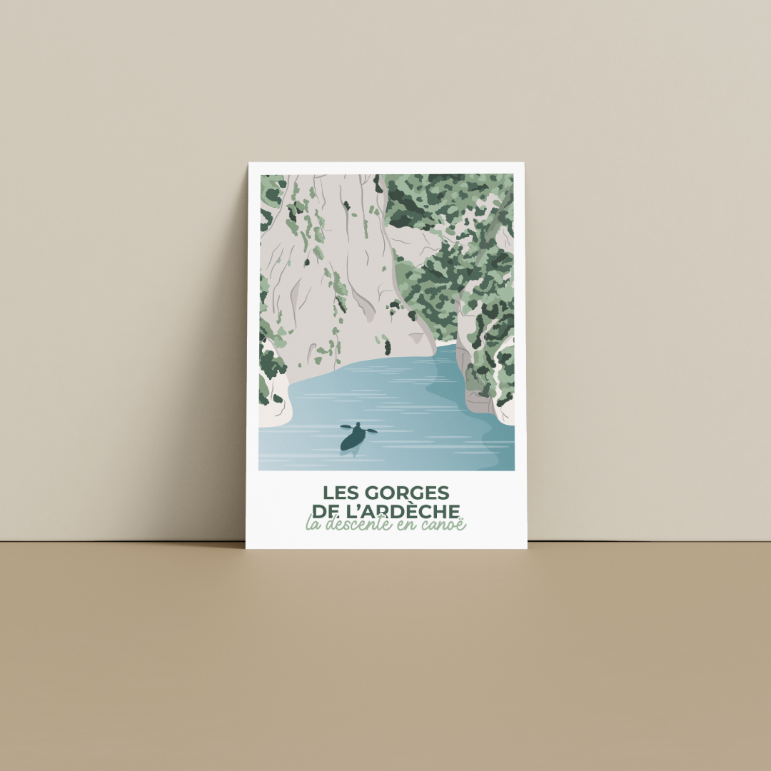 Illustration "Les Gorges de l'Ardèche - Ardèche"