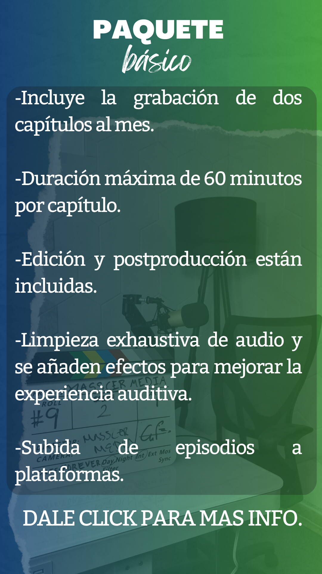 Paquete podcast