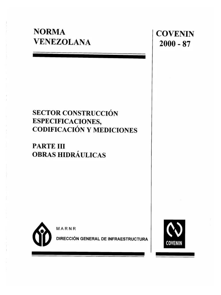 Codificacion de Partidas Hidraulicas 2000-87 PDF