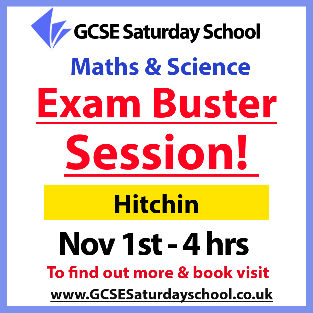 1st Nov: 4 Hr Exam Buster! Maths & Science!