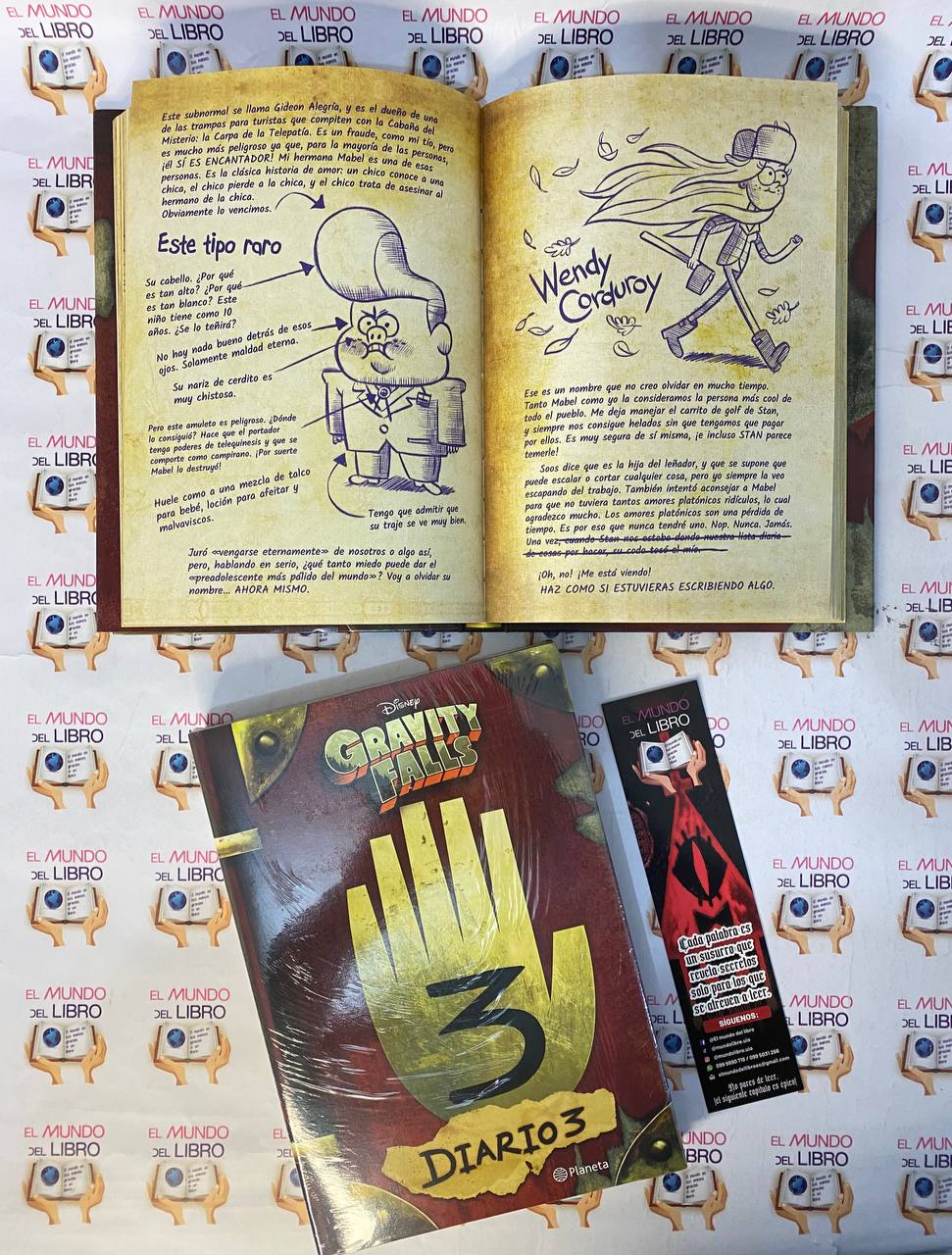 Diario 3 Gravity Falls - Alex Hirsch y Rob Renzetti 