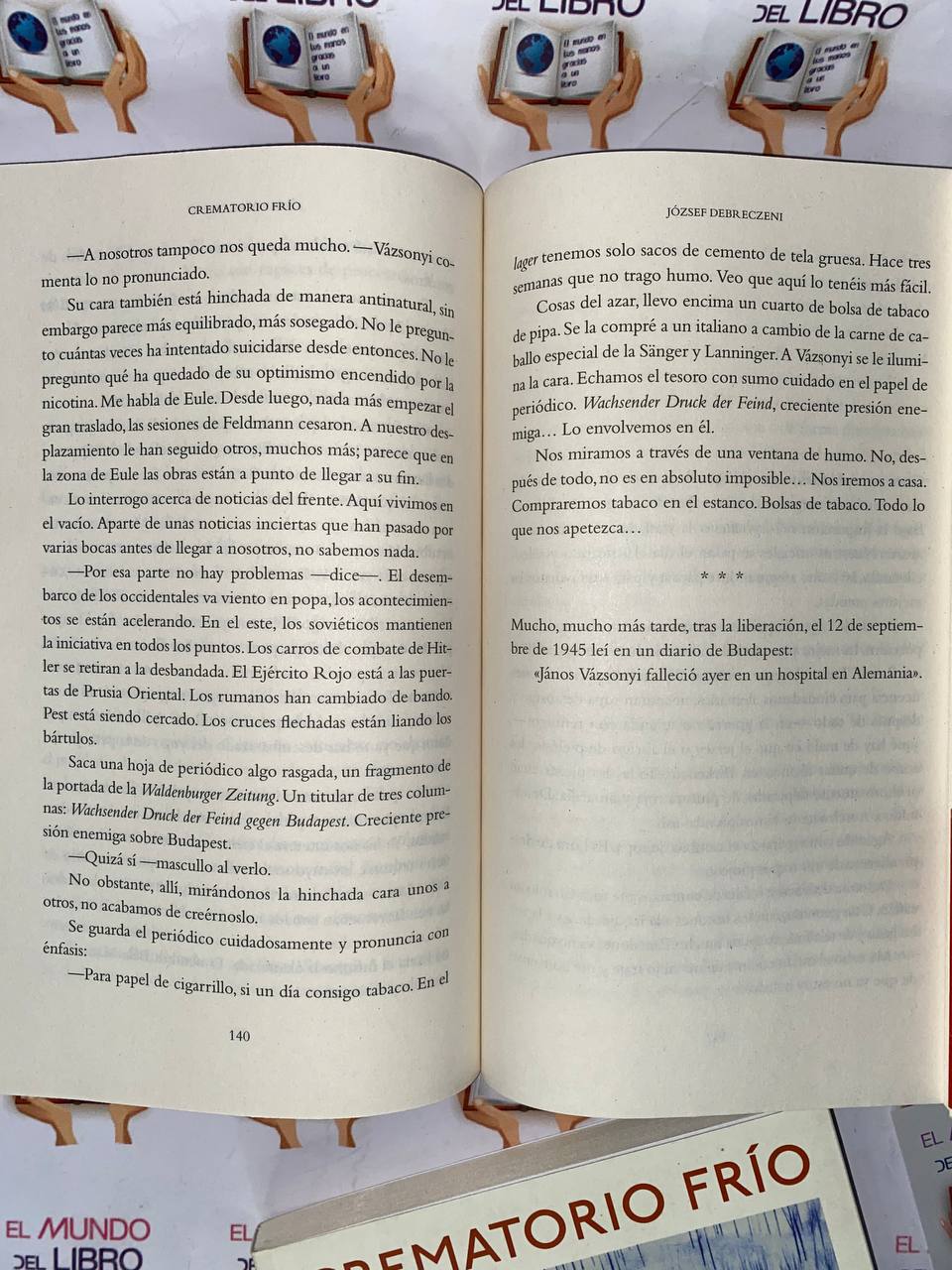 Crematorio Frio: Una Crónica de Auschwitz - József Debreczeni  