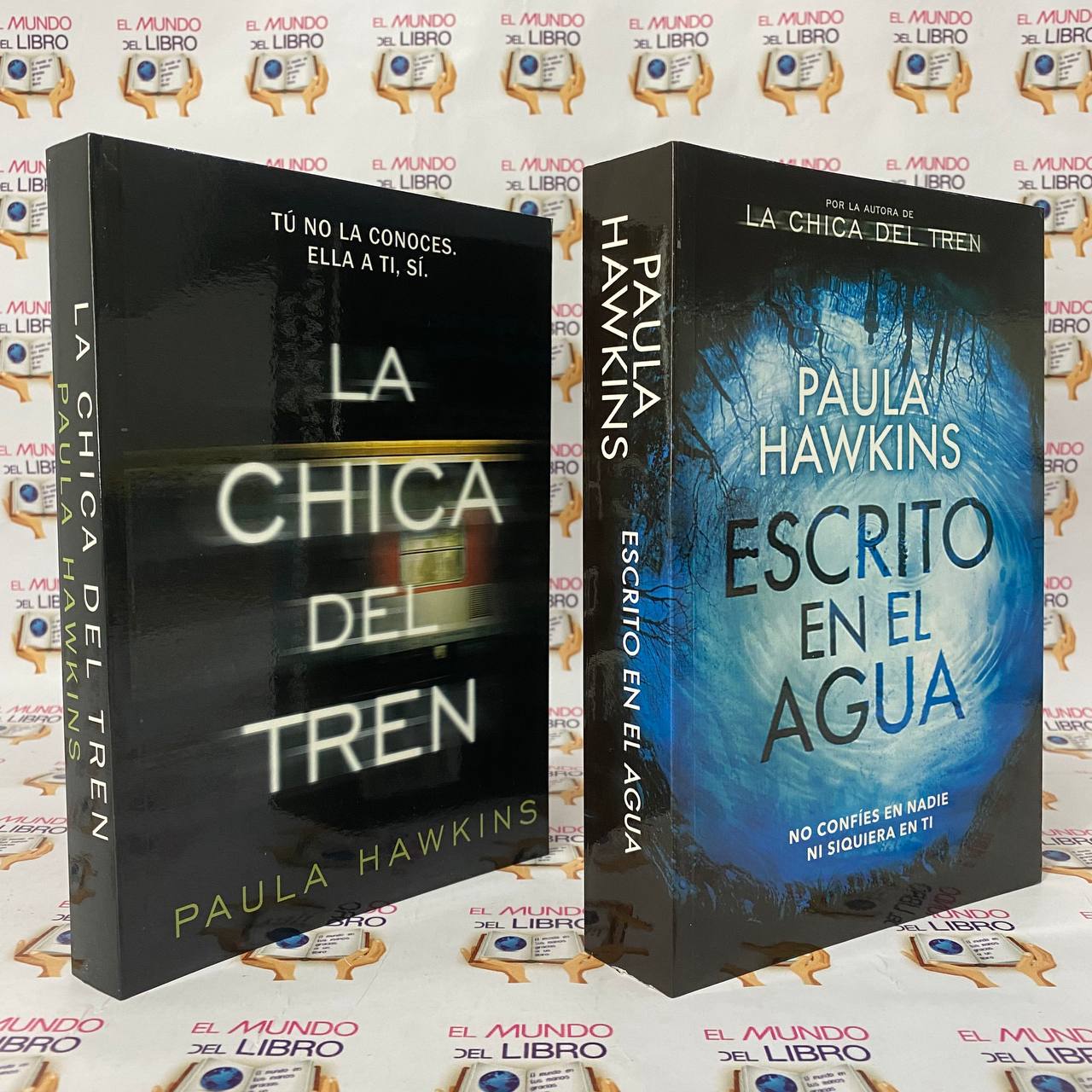La Chica del Tren + Escrito en el Agua - Paula Hawkins