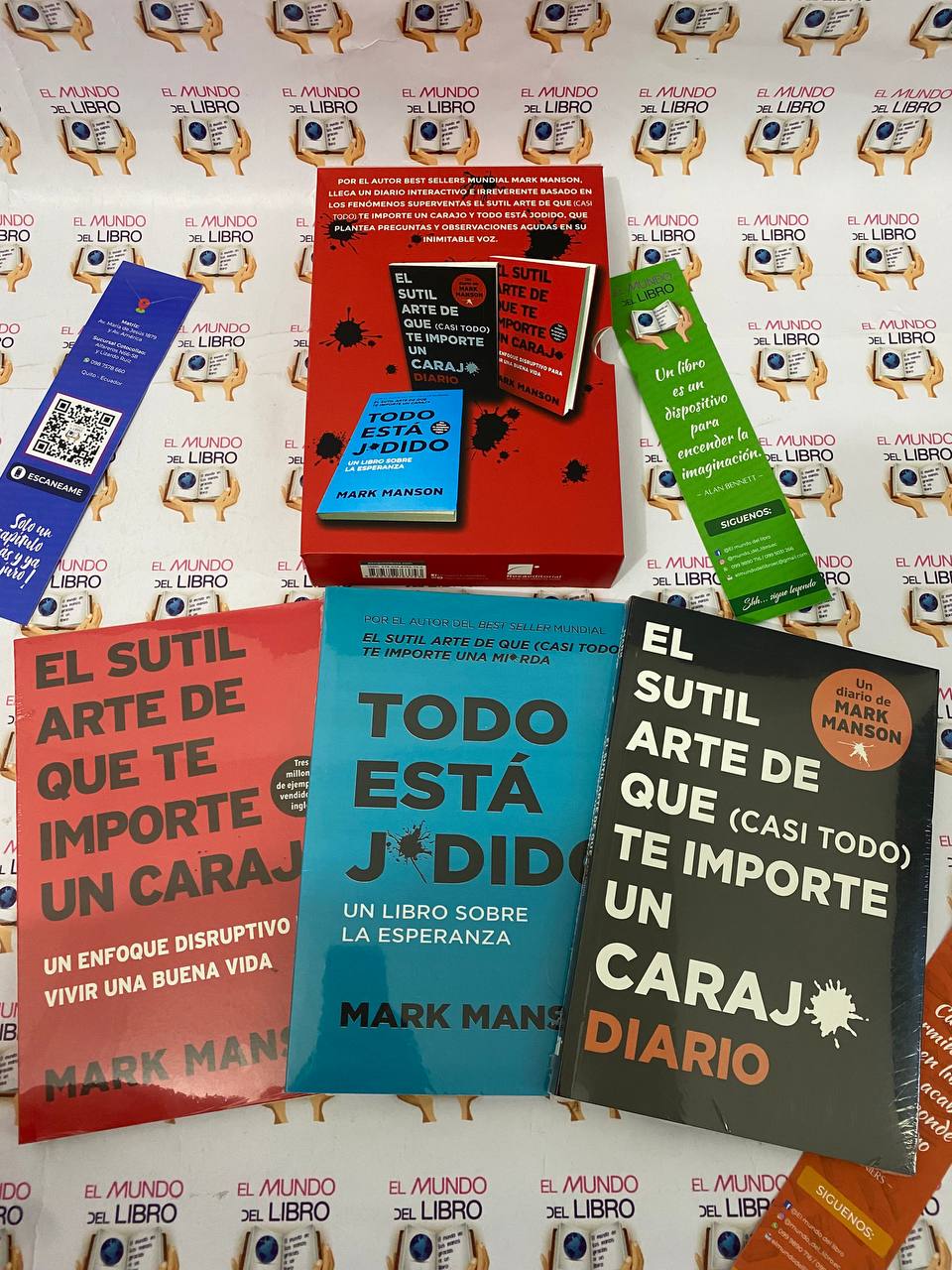 El Sutil Arte de que te Importe un Caraj* + Todo Está Jodid* + El Diario + Caja