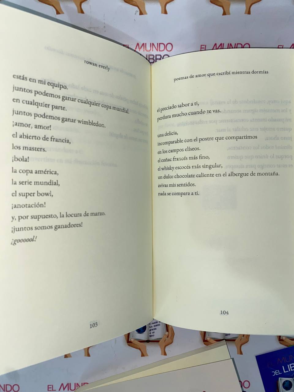 Poemas de Amor que Escribí Mientras Dormías - Rowan Everly