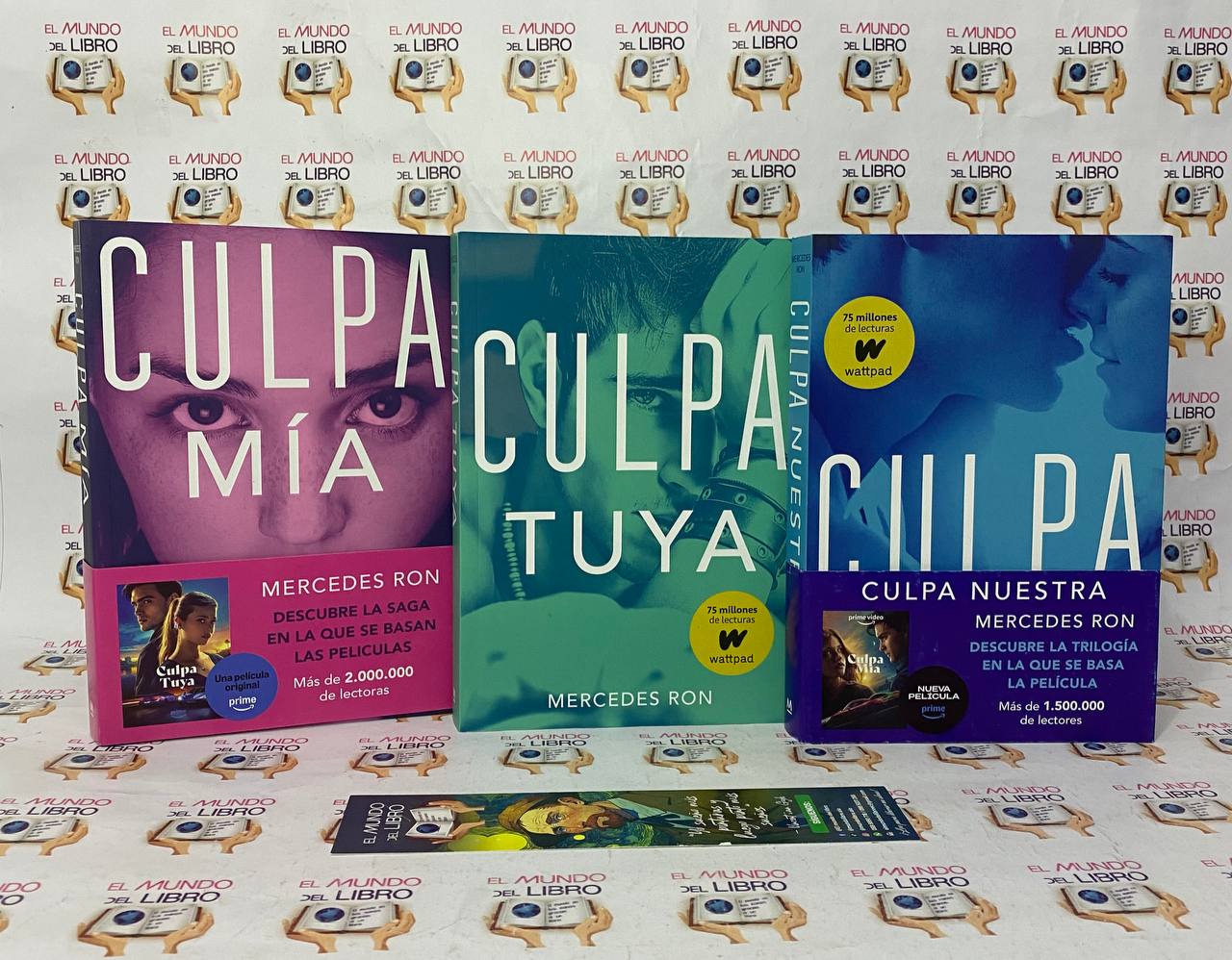 Trilogía de libros 'Culpa' por Mercedes Ron