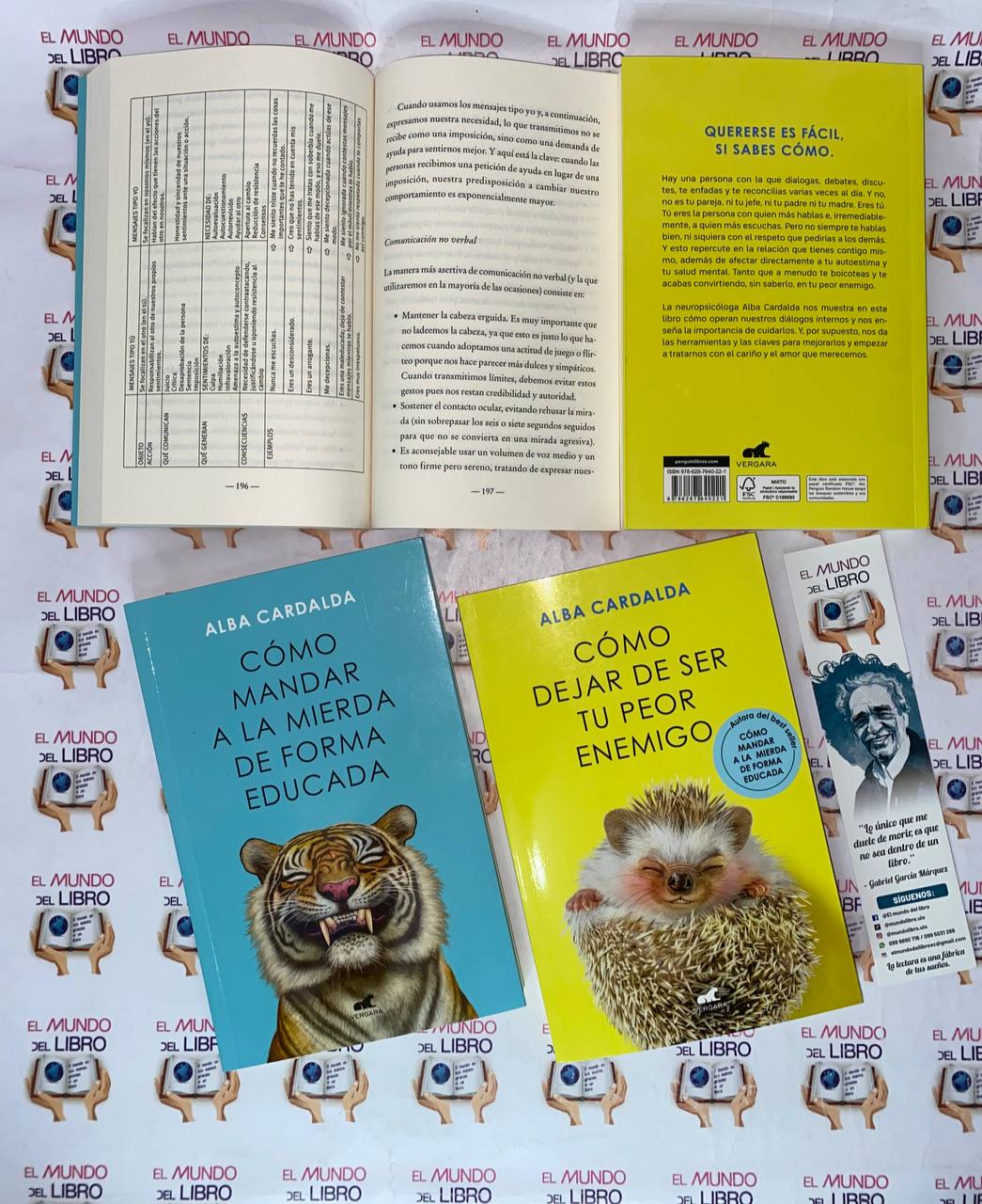 Cómo Mandar a la Mierda de Forma Educada + Cómo Dejar de Ser Tu Peor Enemigo - Alba Cardalda 