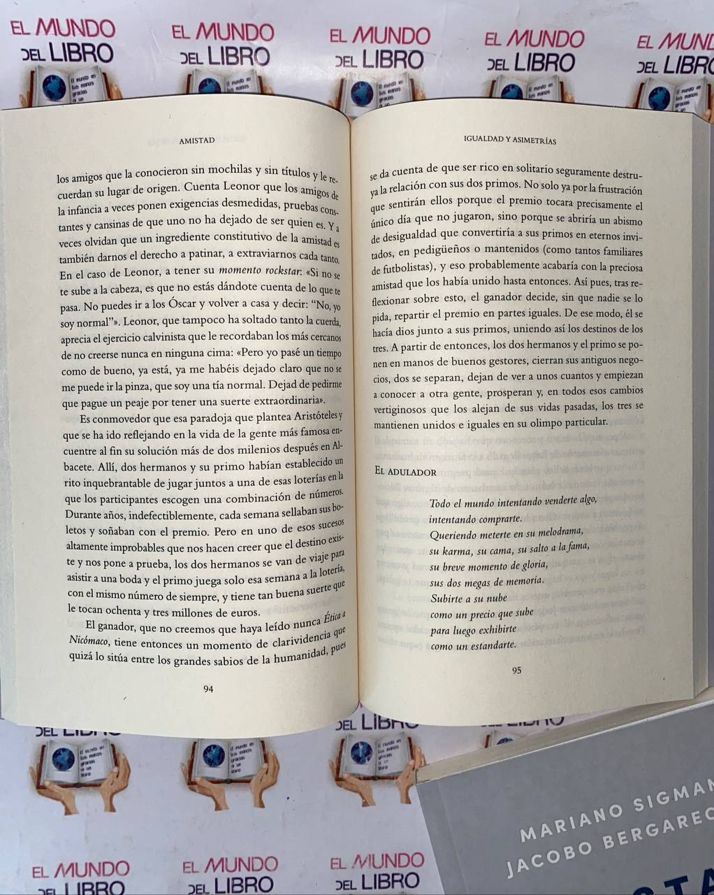Amistad - Mariano Sigman, Jacobo Bergareche