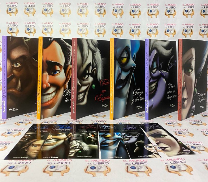 Colección de libros de villanos de Disney (6 tomos)