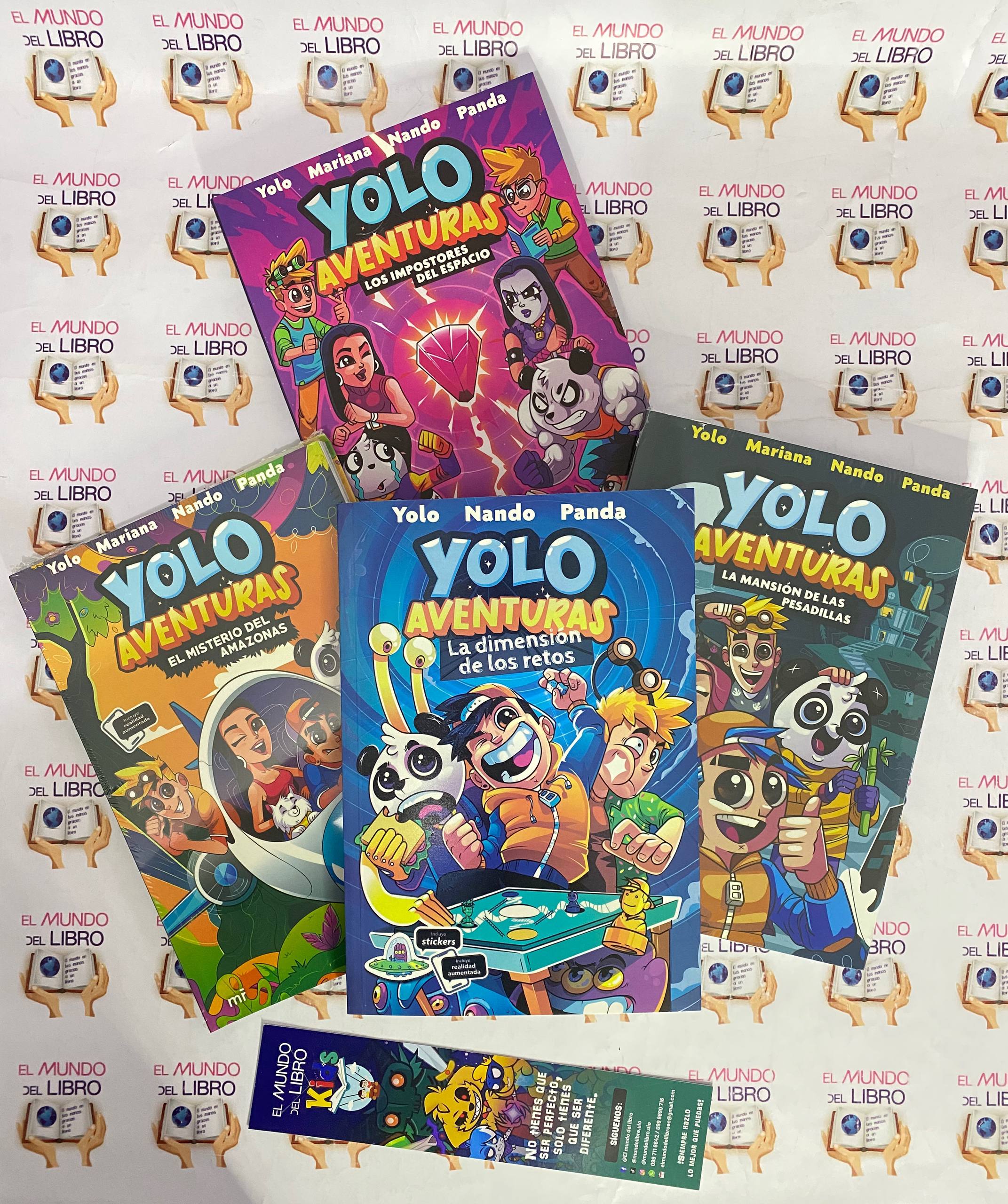 Colección Yolo Aventuras: tomo 1 al 4 (con realidad aumentada)