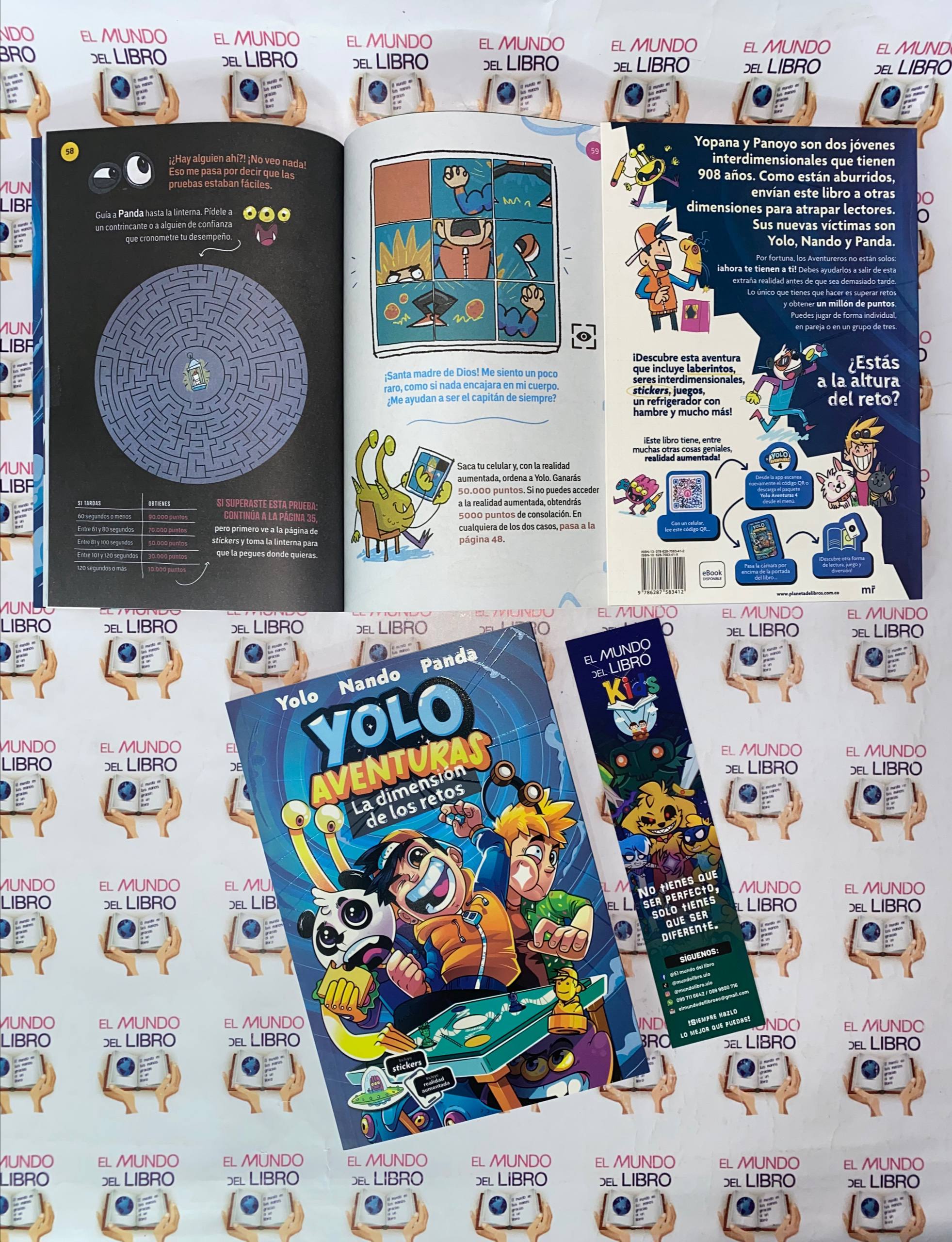 Colección Yolo Aventuras: tomo 1 al 4 (con realidad aumentada)