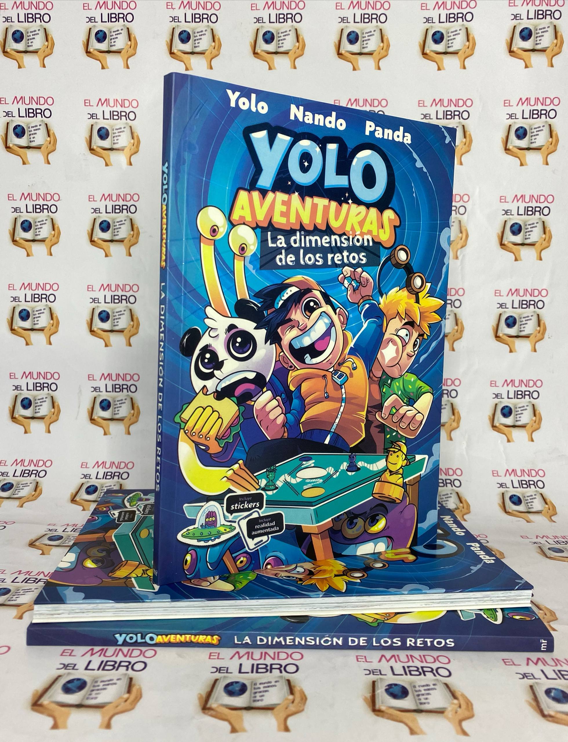 Yolo Aventuras 4: la dimensión de los retos (incluye stickers)