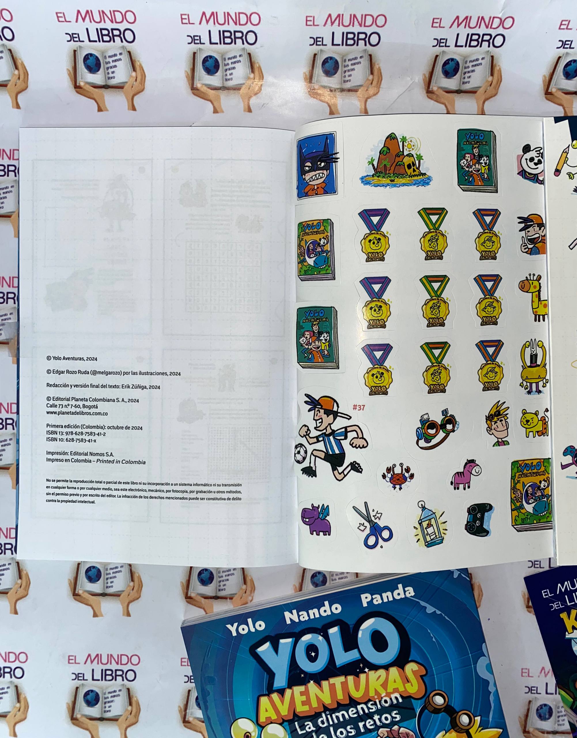 Yolo Aventuras 4: la dimensión de los retos (incluye stickers)