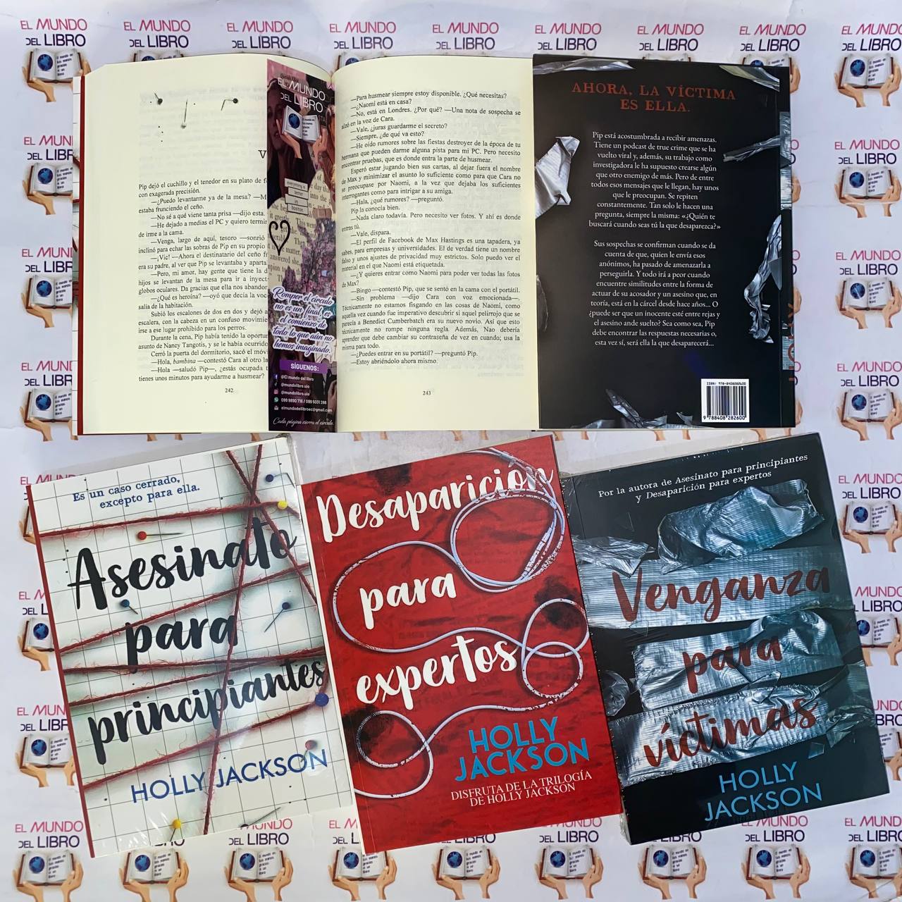 Colección Asesinato Para Principiantes + Desaparición Para Expertos + Venganza Para Víctimas 