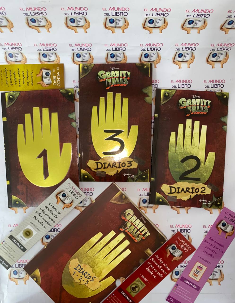 Gravity Falls: Diarios 1, 2 y 3 con caja