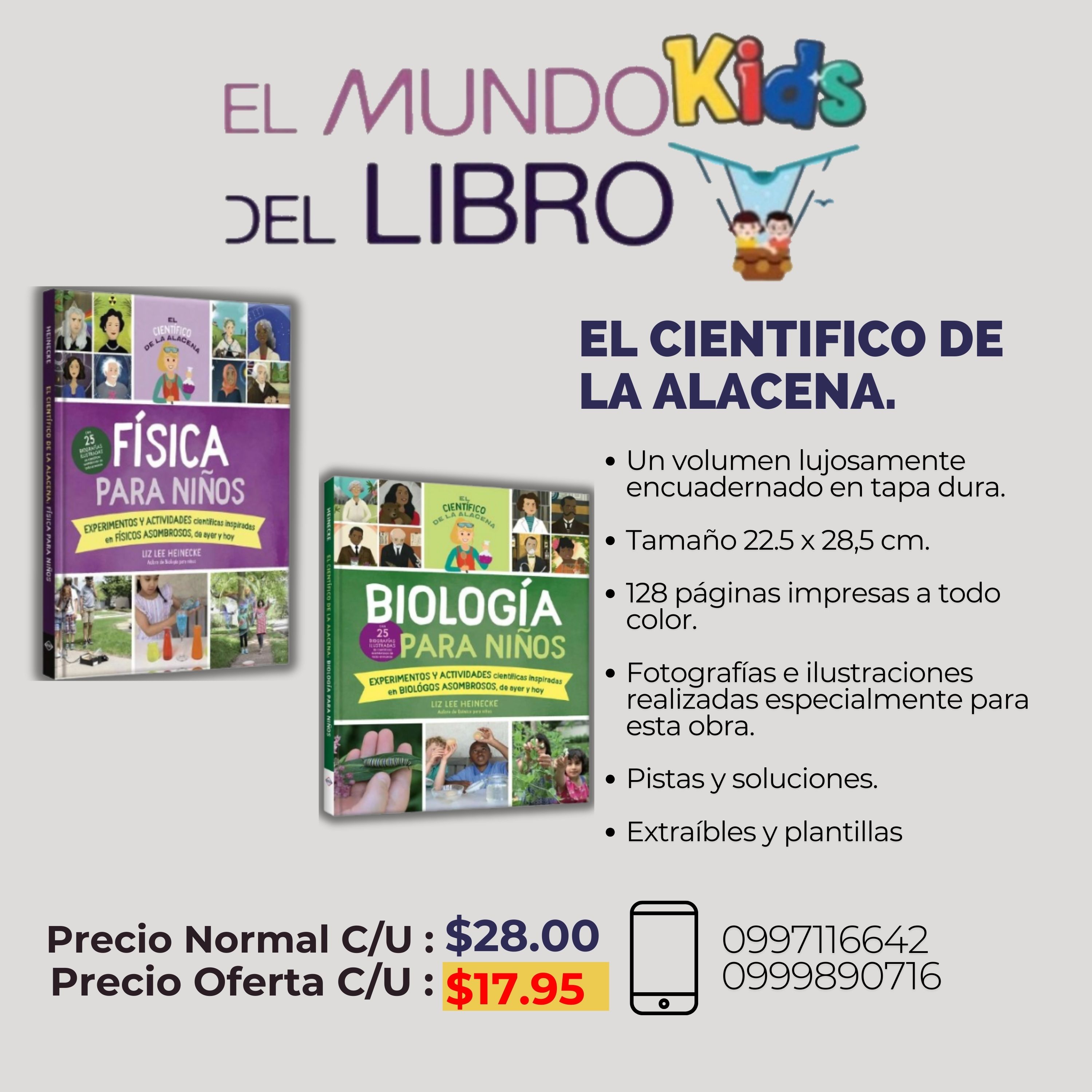 Libros científicos para niños