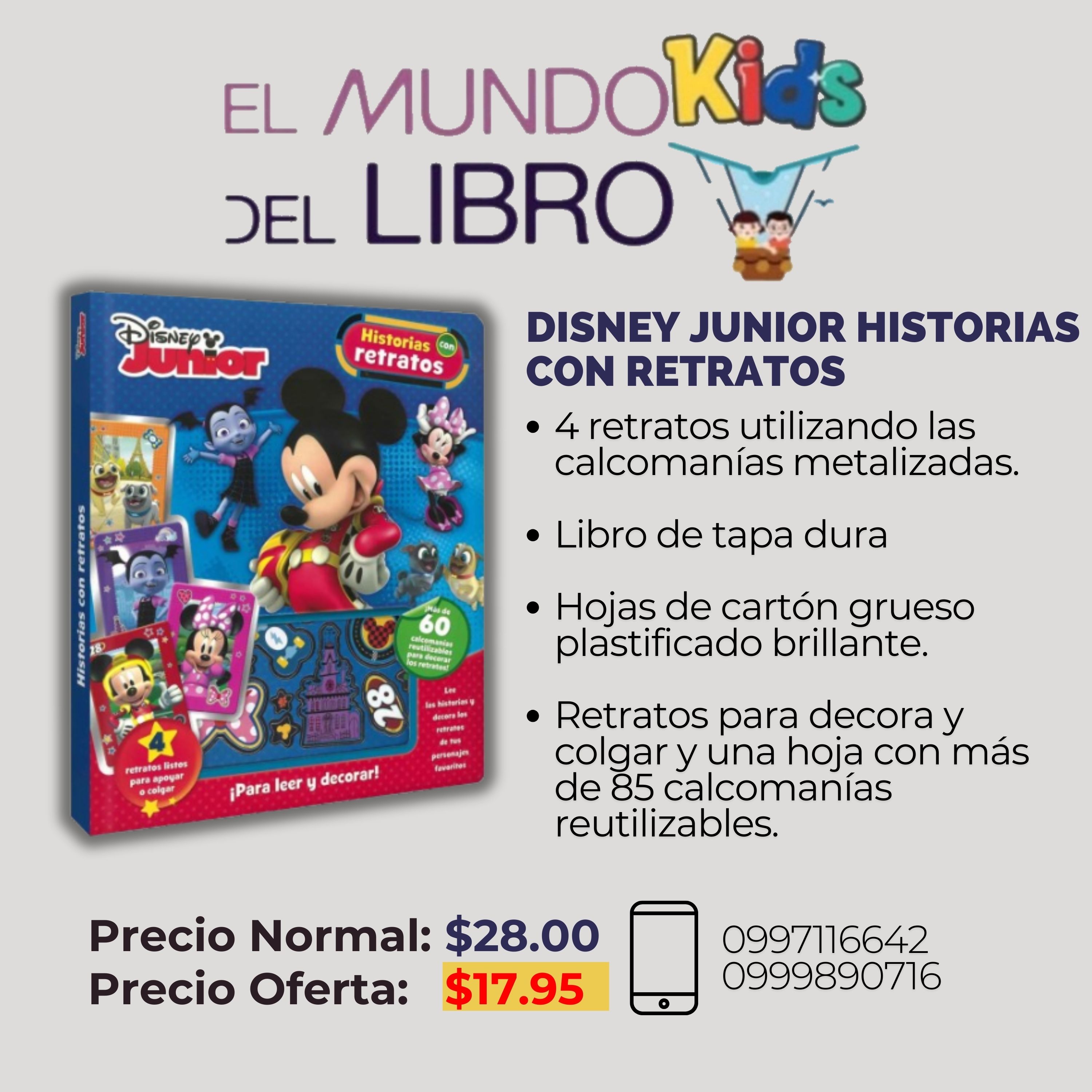 Disney Junior Historias con Retratos