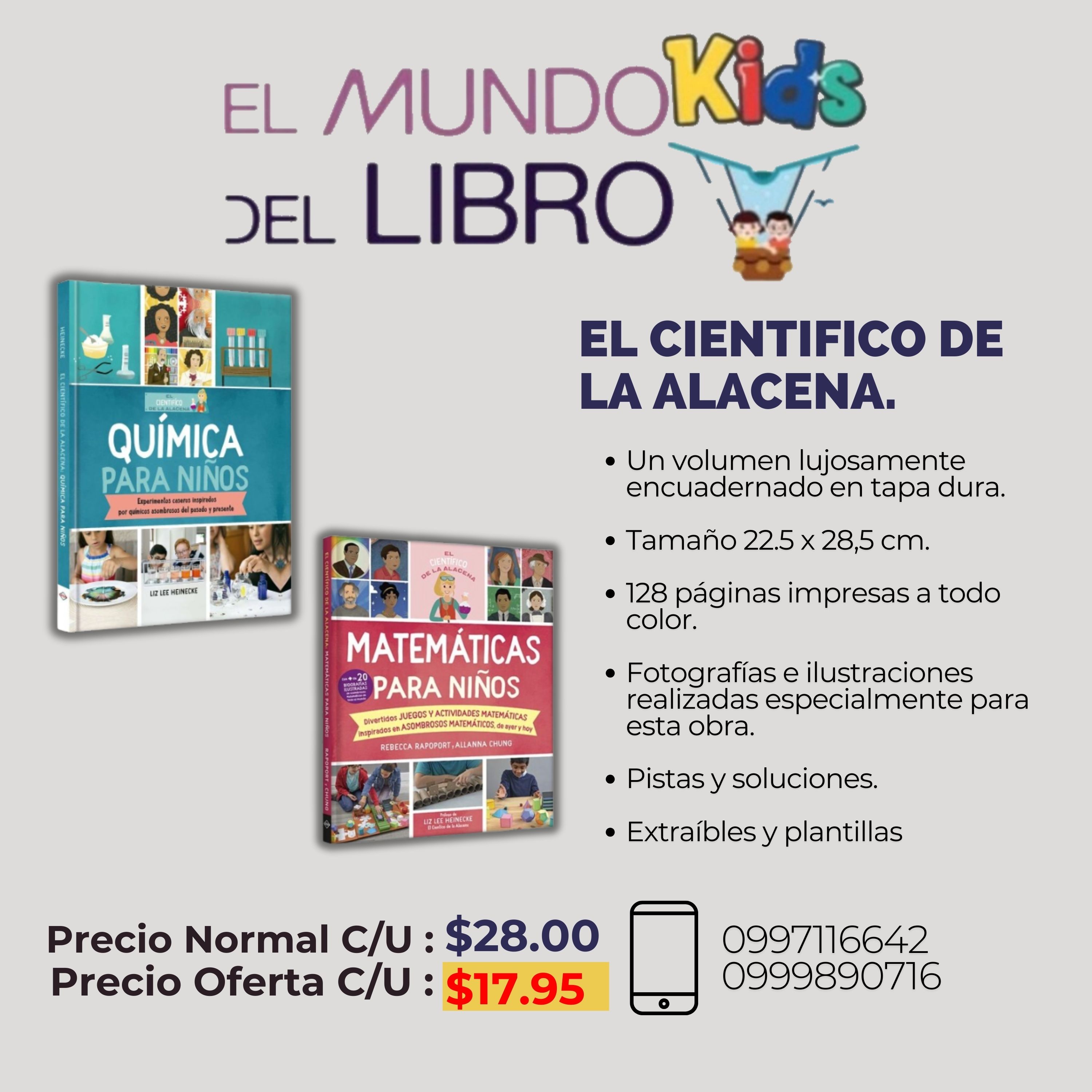 Científicos y Matemáticos - Química y matemáticas para niños