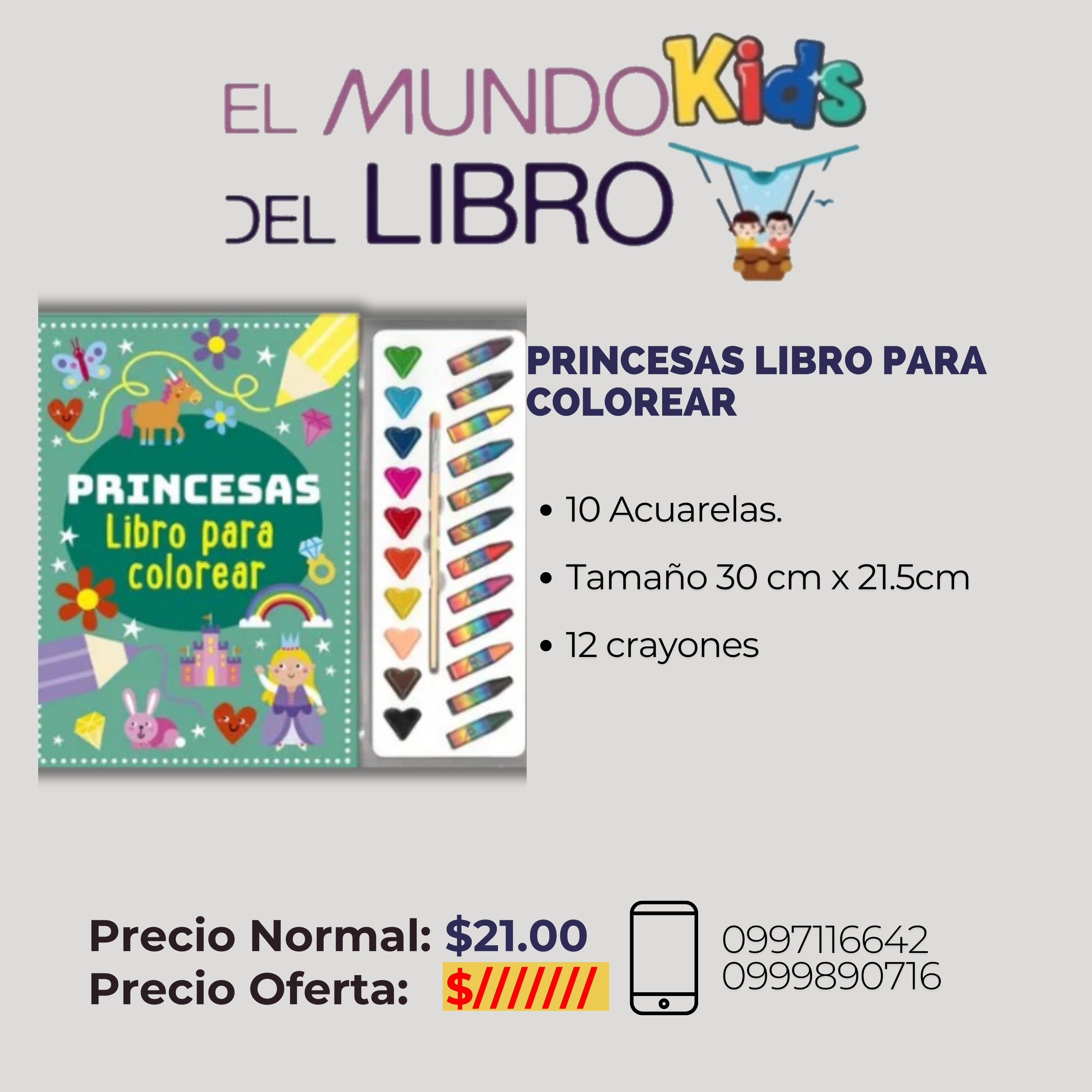 Princesas Libro para Colorear