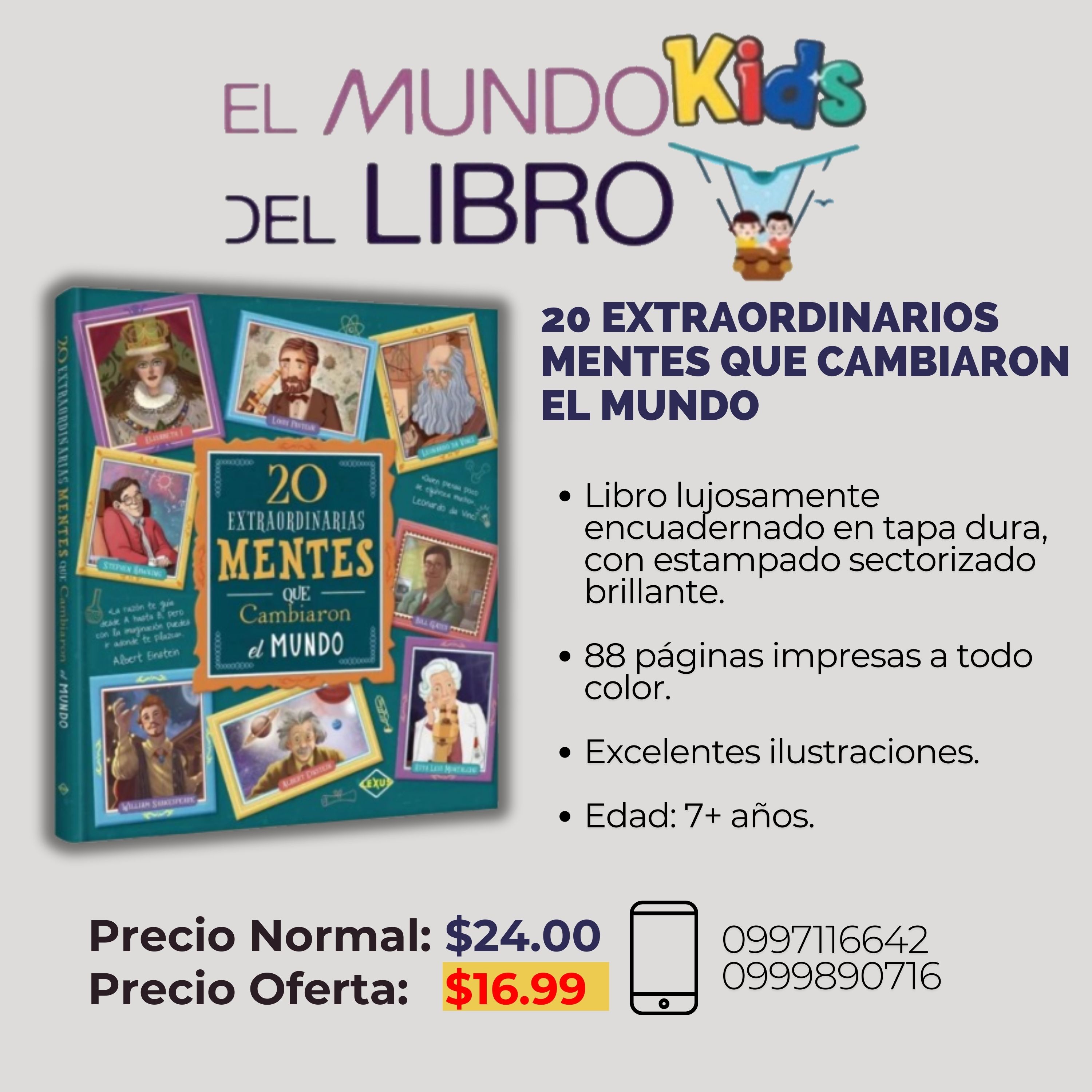 20 Extraordinarias Mentes que Cambiaron el Mundo