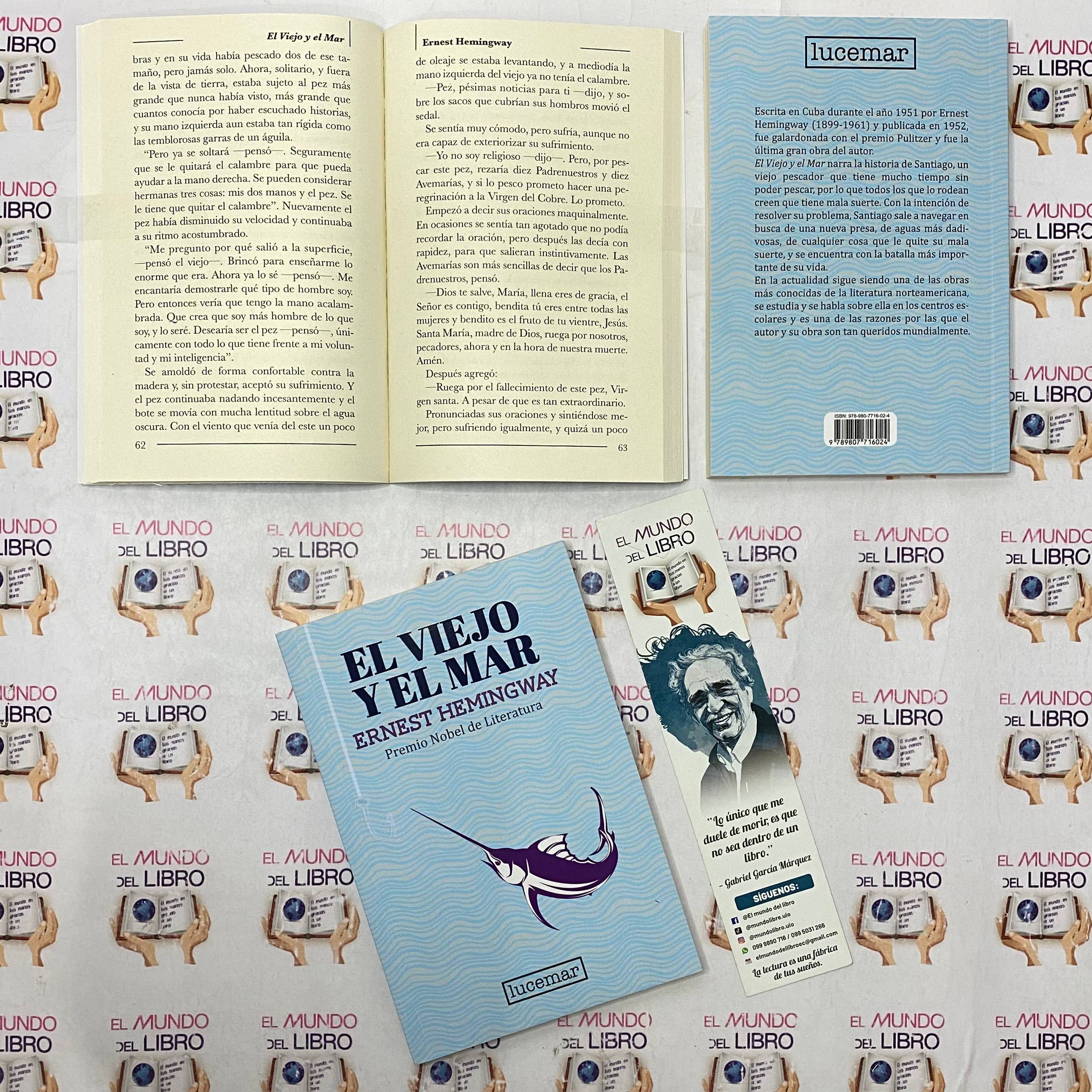El Viejo Y El Mar - Ernest Hemingway (Premio Nobel de Literatura) (Novela de Ficción) 