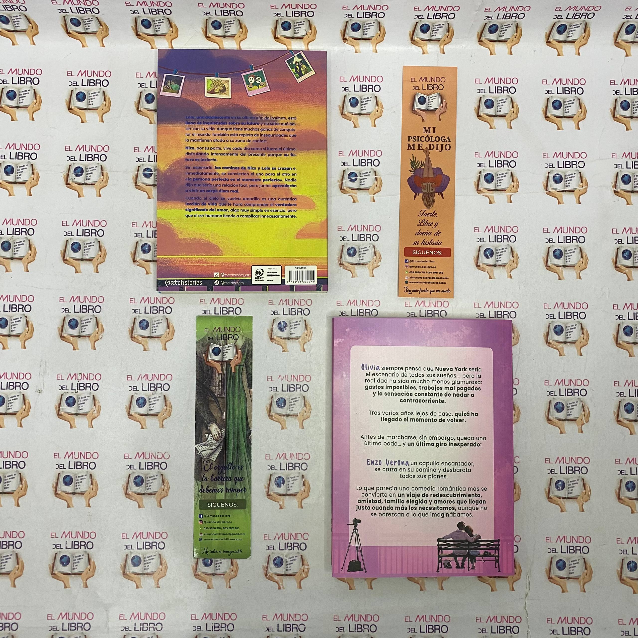 Pack Cuando El Cielo Se Vuelva Amarillo + Amor Fuera De Serie - Nerea Pascual  
