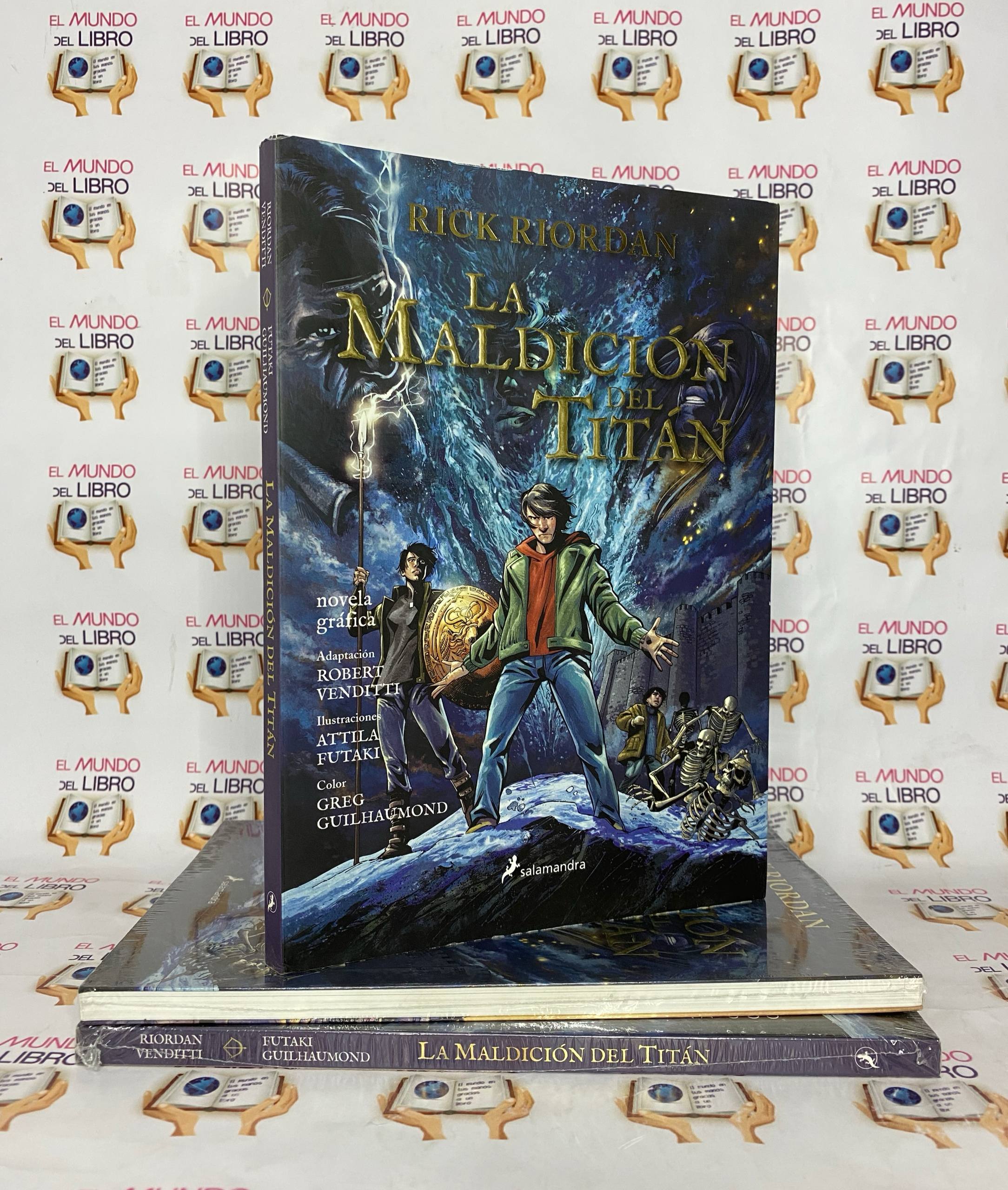 La Maldición Del Titán - Rick Riordan (novela gráfica)