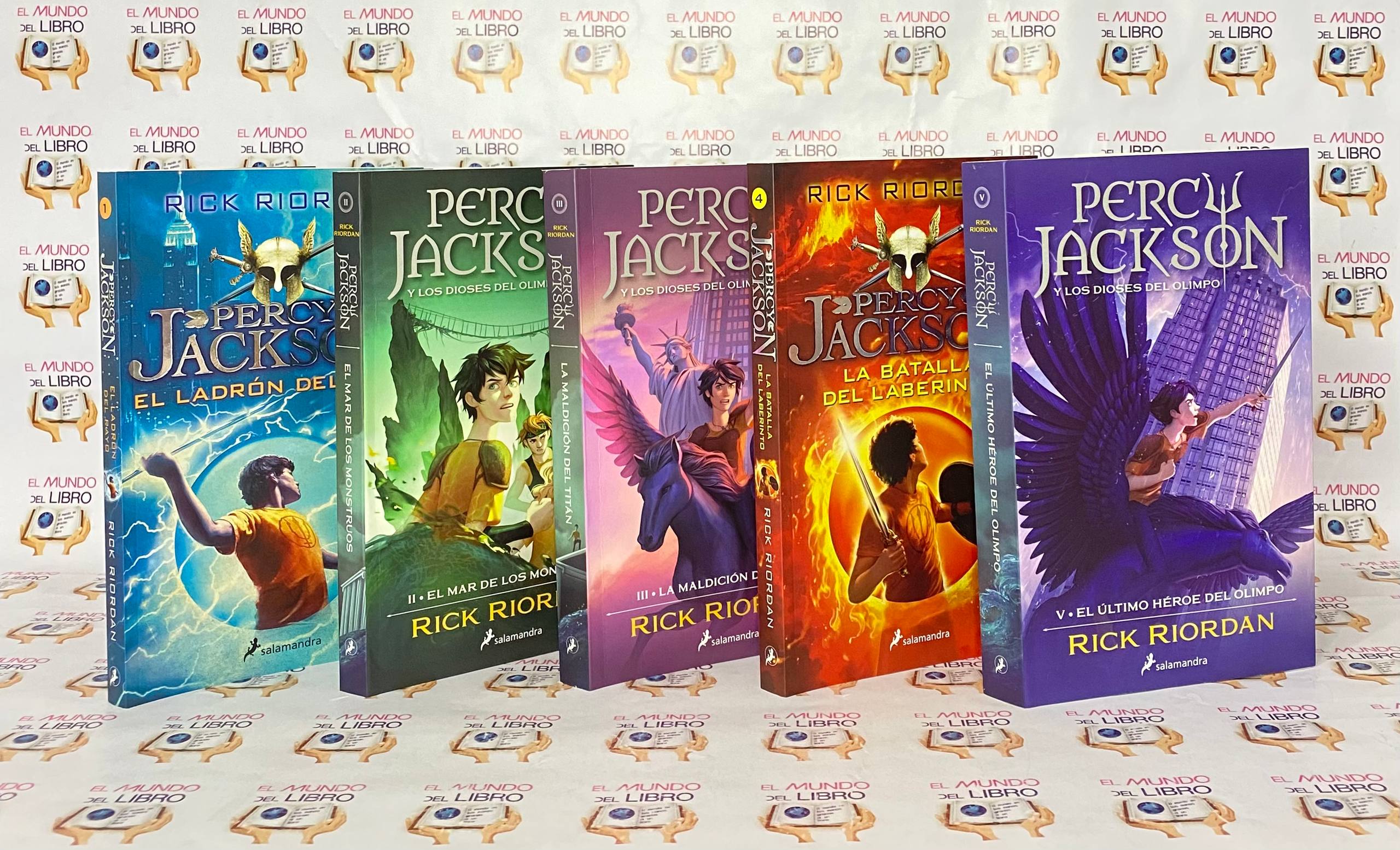  Colección Percy Jackson - Rick Riordan