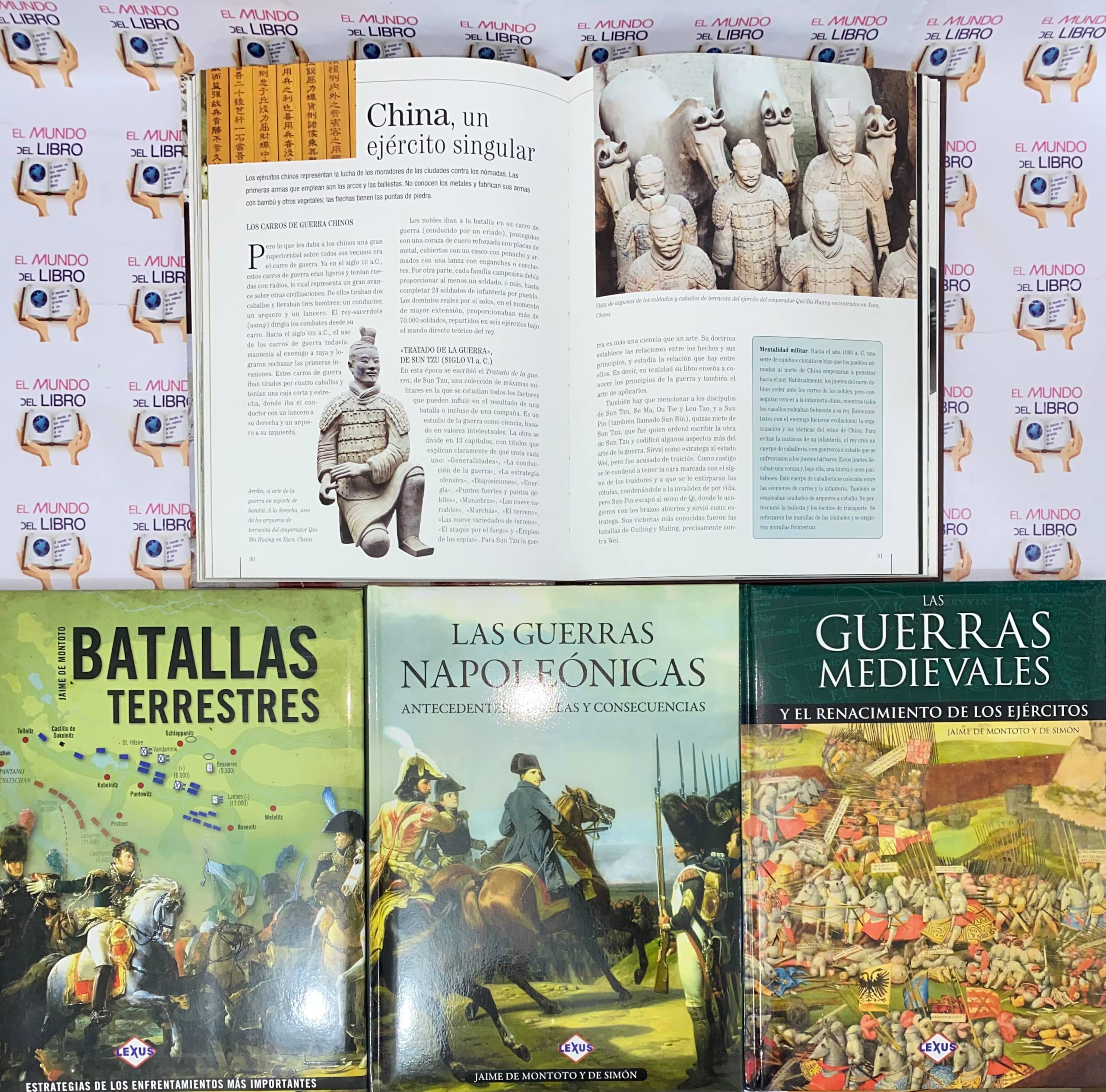  La Guerra En El Mundo Antiguo + Las Guerras Mediavales + Batallas Terrestres + Las Guerras Napoleónicas