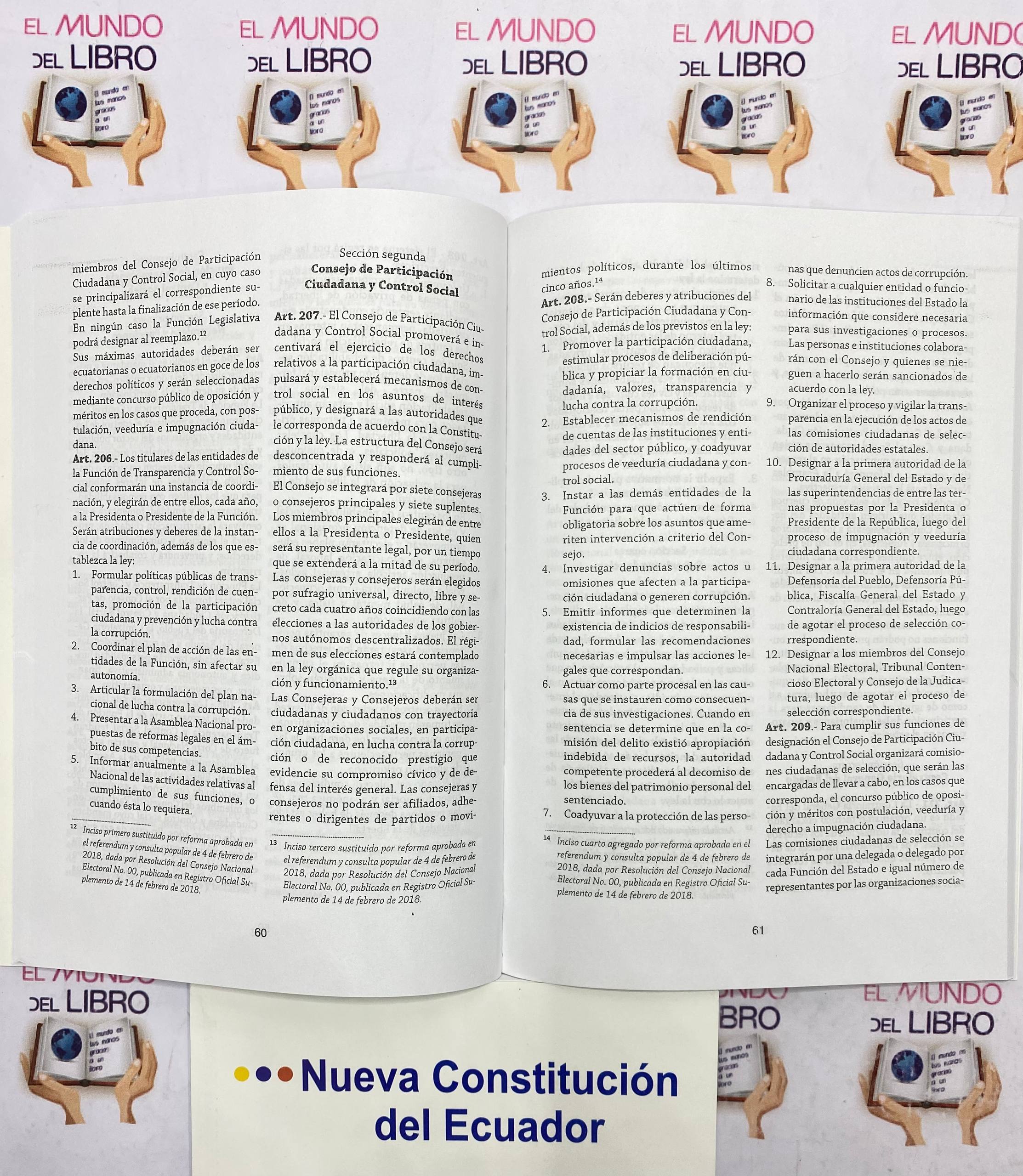 Nueva Constitución del Ecuador 2008