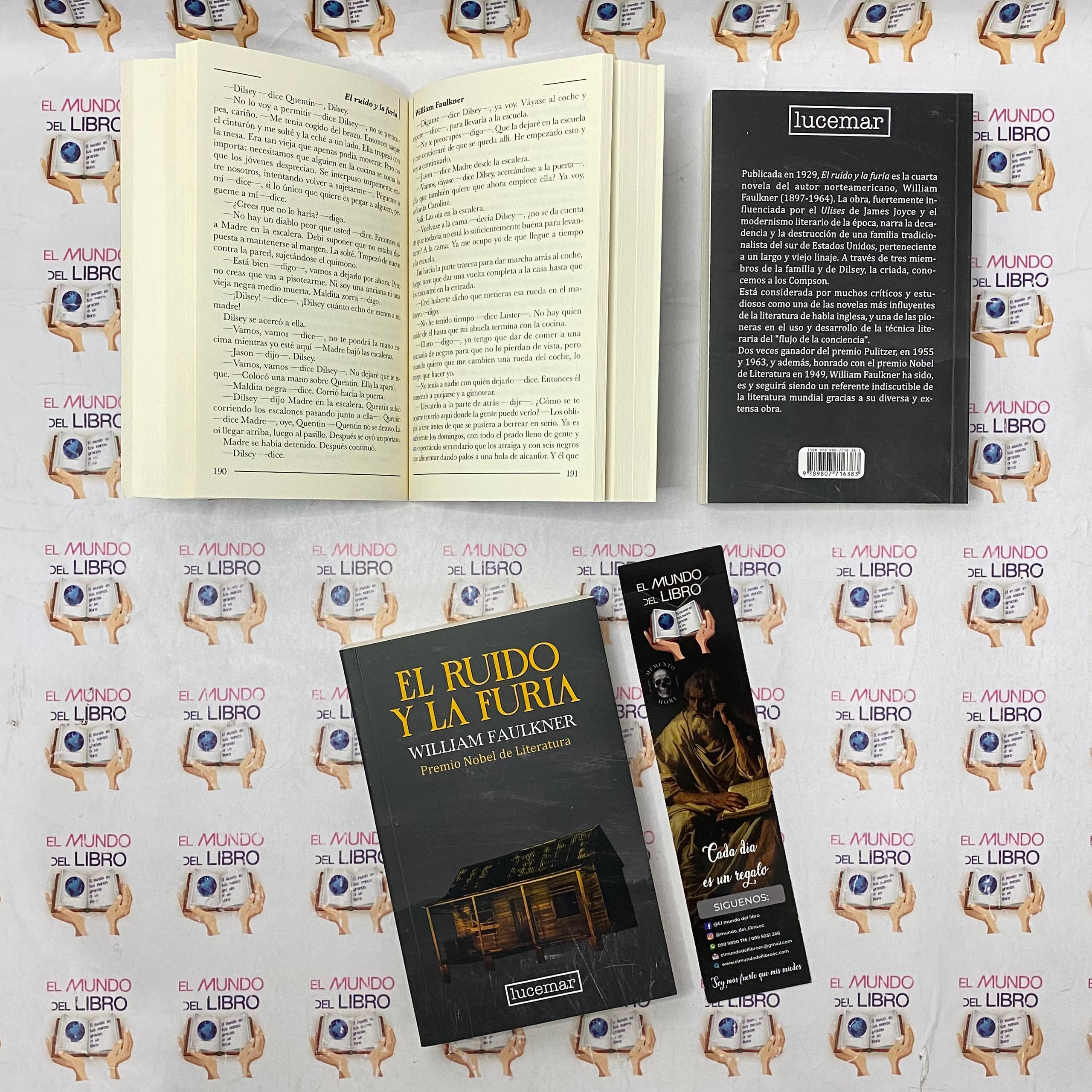 El Ruido Y La Furia - William Faulkner (Premio Nobel de Literatura) (Novela Inglesa) 