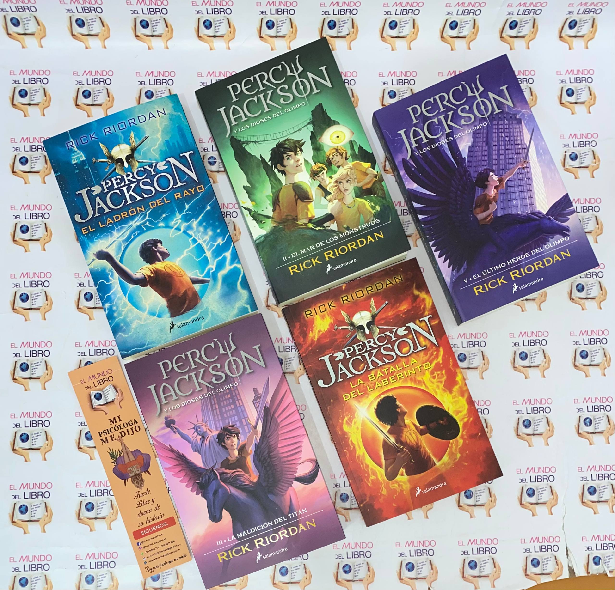 Colección Percy Jackson - Rick Riordan