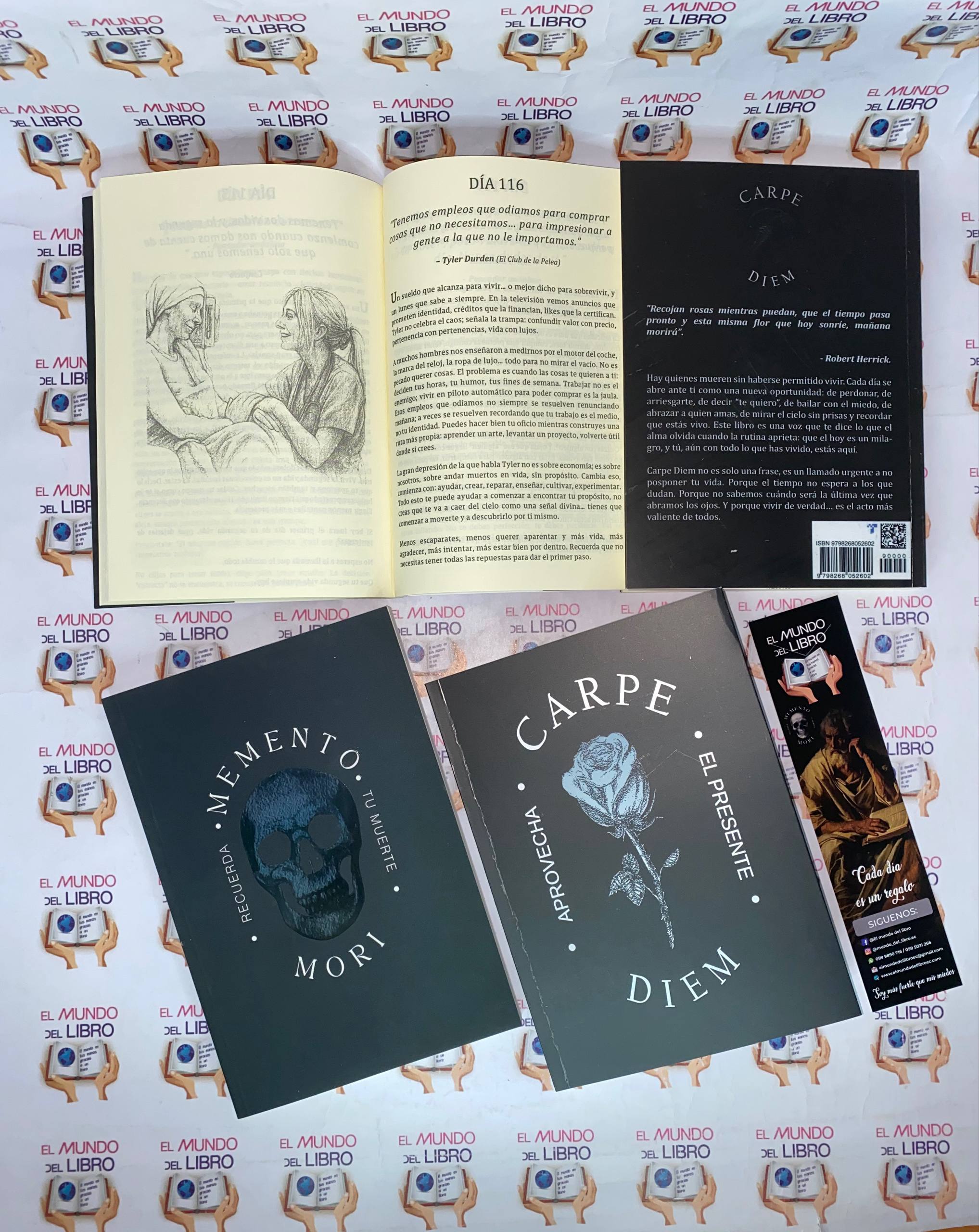 Set de Libros: Memento Mori & Carpe Diem - Humberto Montesinos