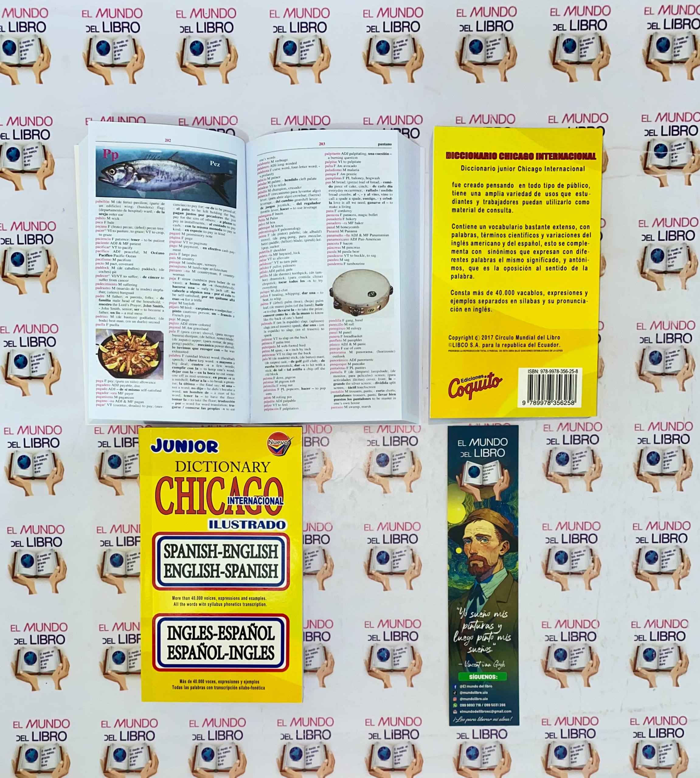 Diccionario Inglés - Español Chicago Internacional  (Ilustrado)