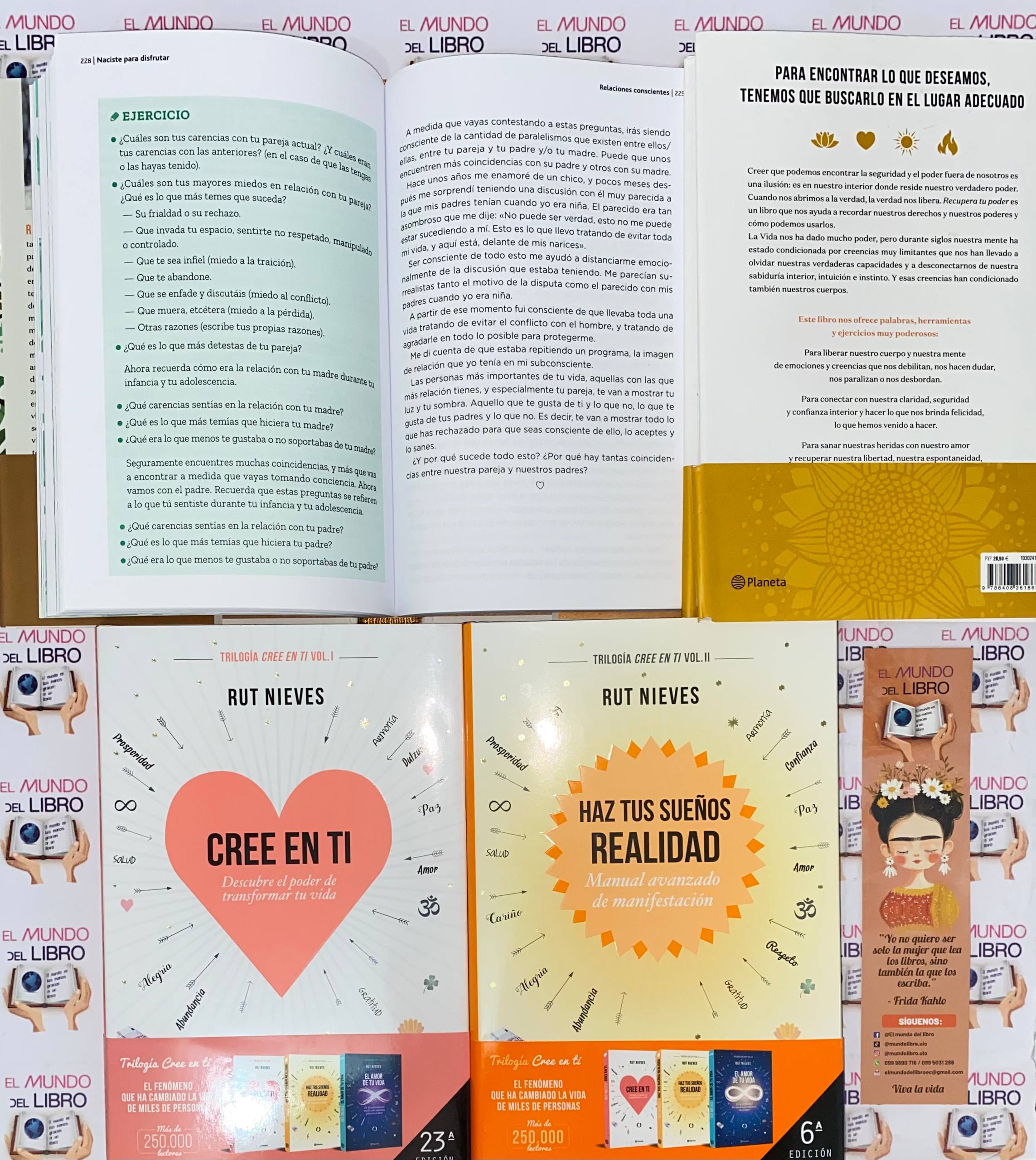 Libros De Rut Nieves + Cree En Ti - Haz Tus Sueños Realidad  + Recupera Tu Poder + Naciste Para Disfrutar  