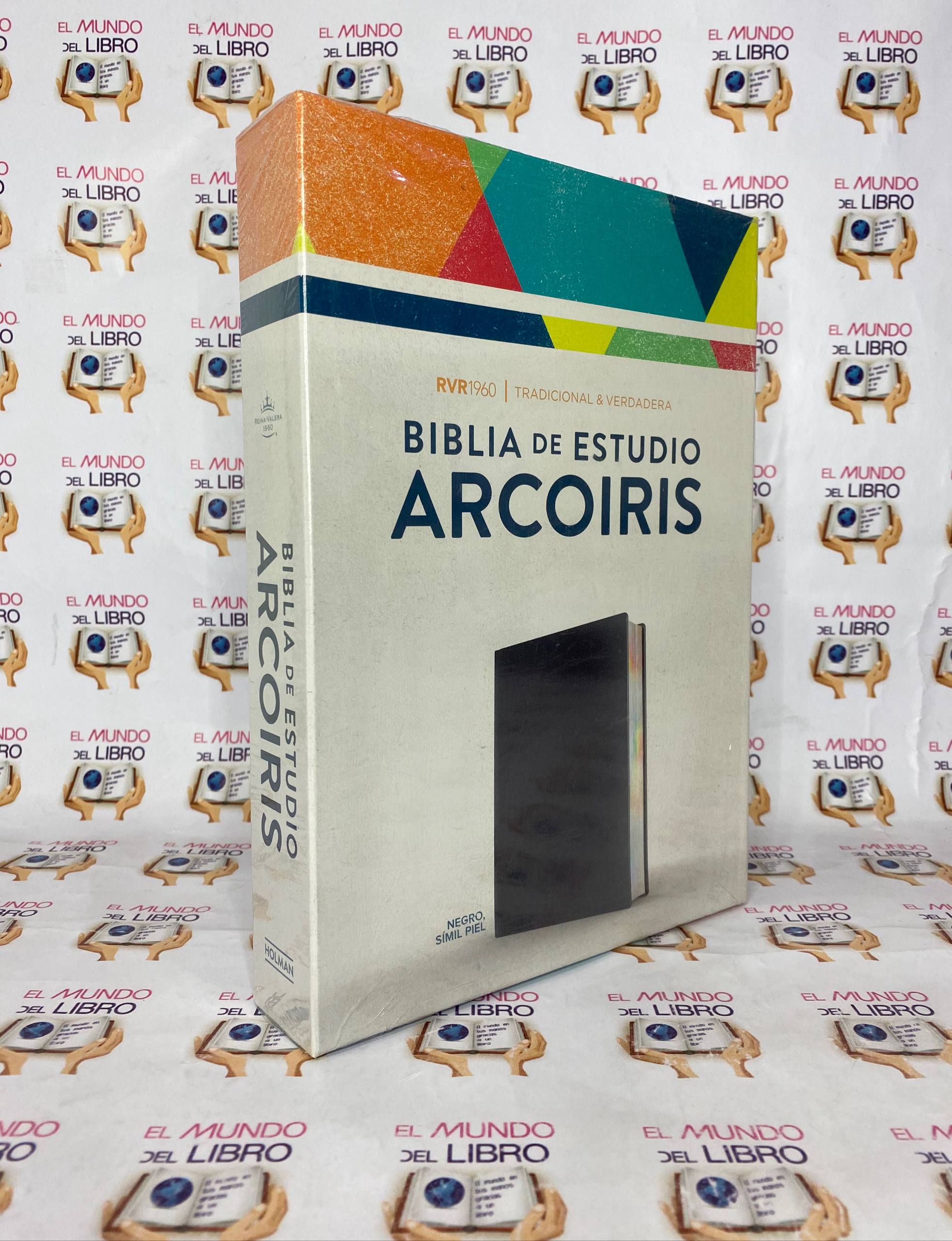 RVR60 Biblia de Estudio Arcoíris (Biblia de Estudio) Imitación Piel - Negro